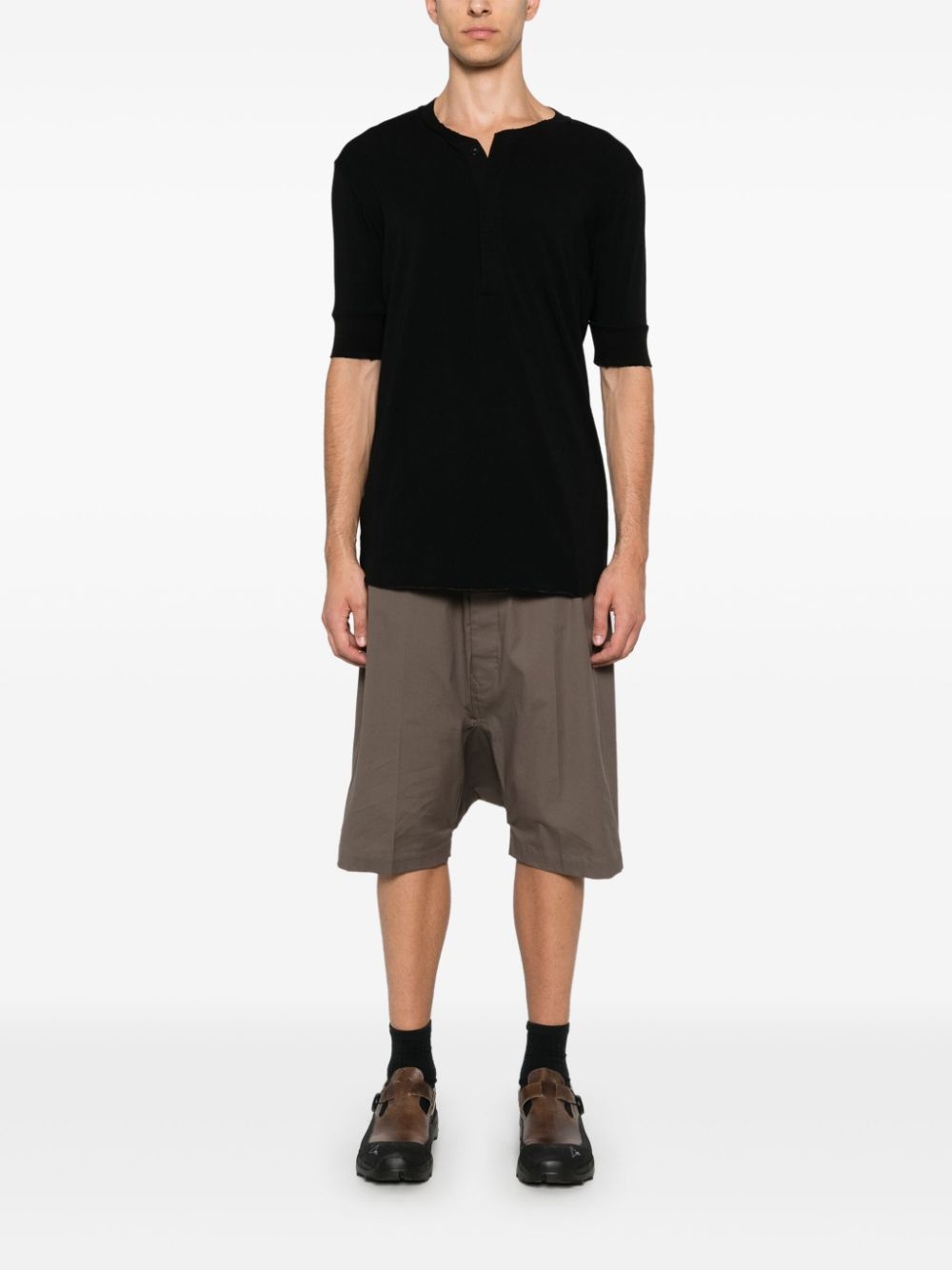 scar stitchings-detail T-shirt - 2