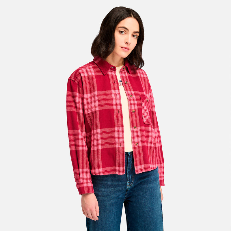 Women's Midweight Flannel Pocket Shirt 3