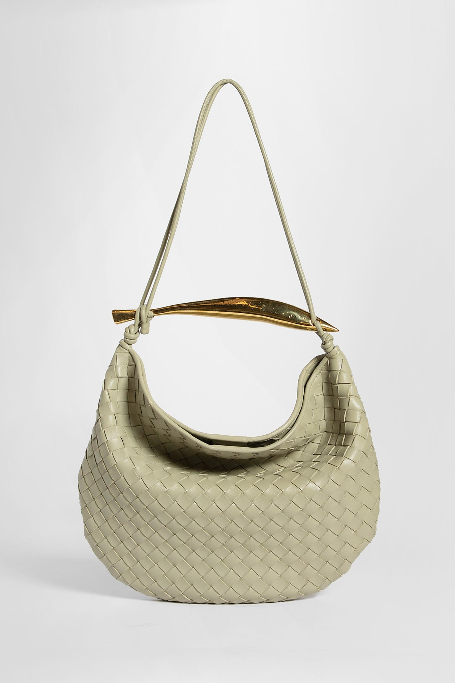 BOTTEGA VENETA WOMAN GREEN SHOULDER BAGS - 3