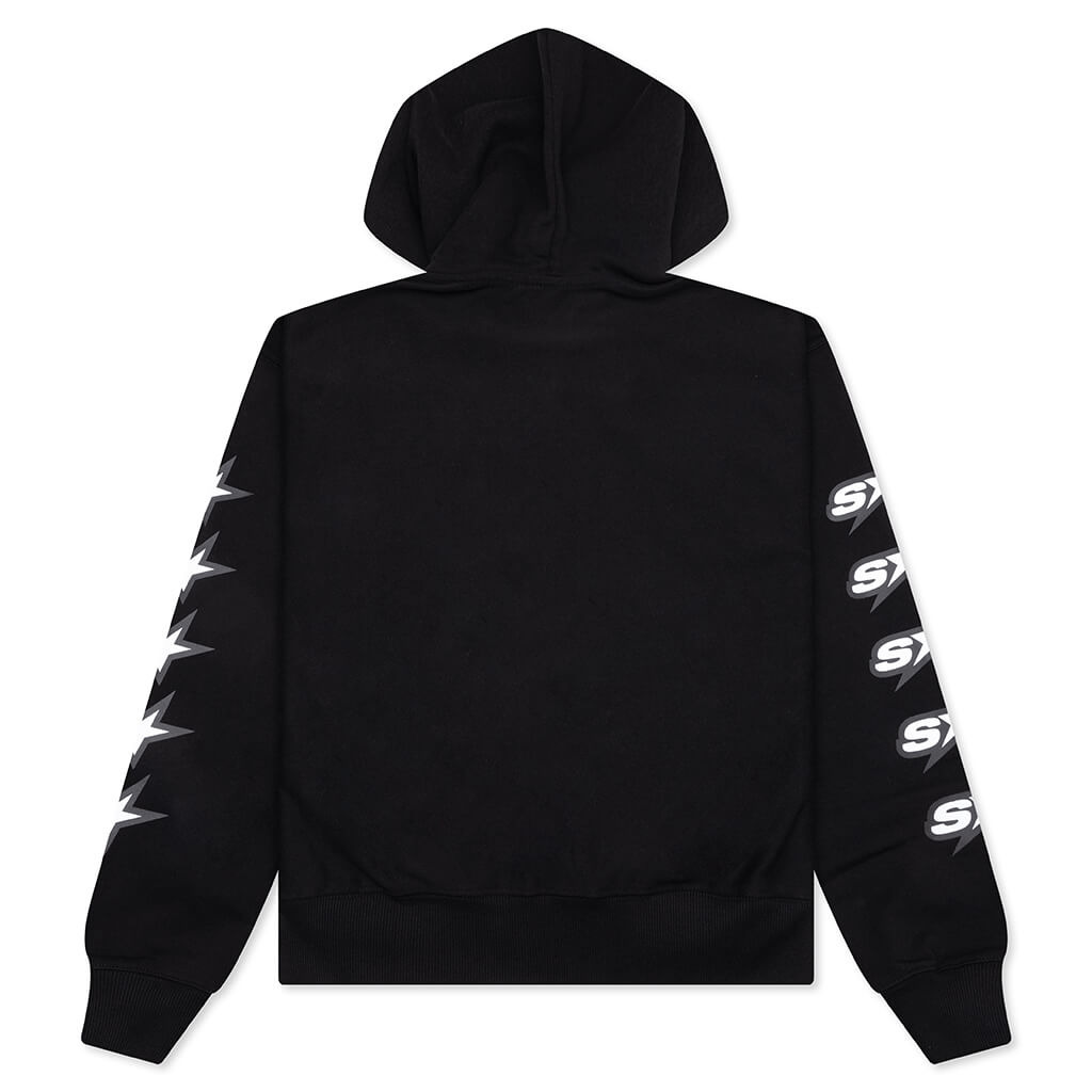SPEEDWAY ZIP HOODIE - BLACK - 2