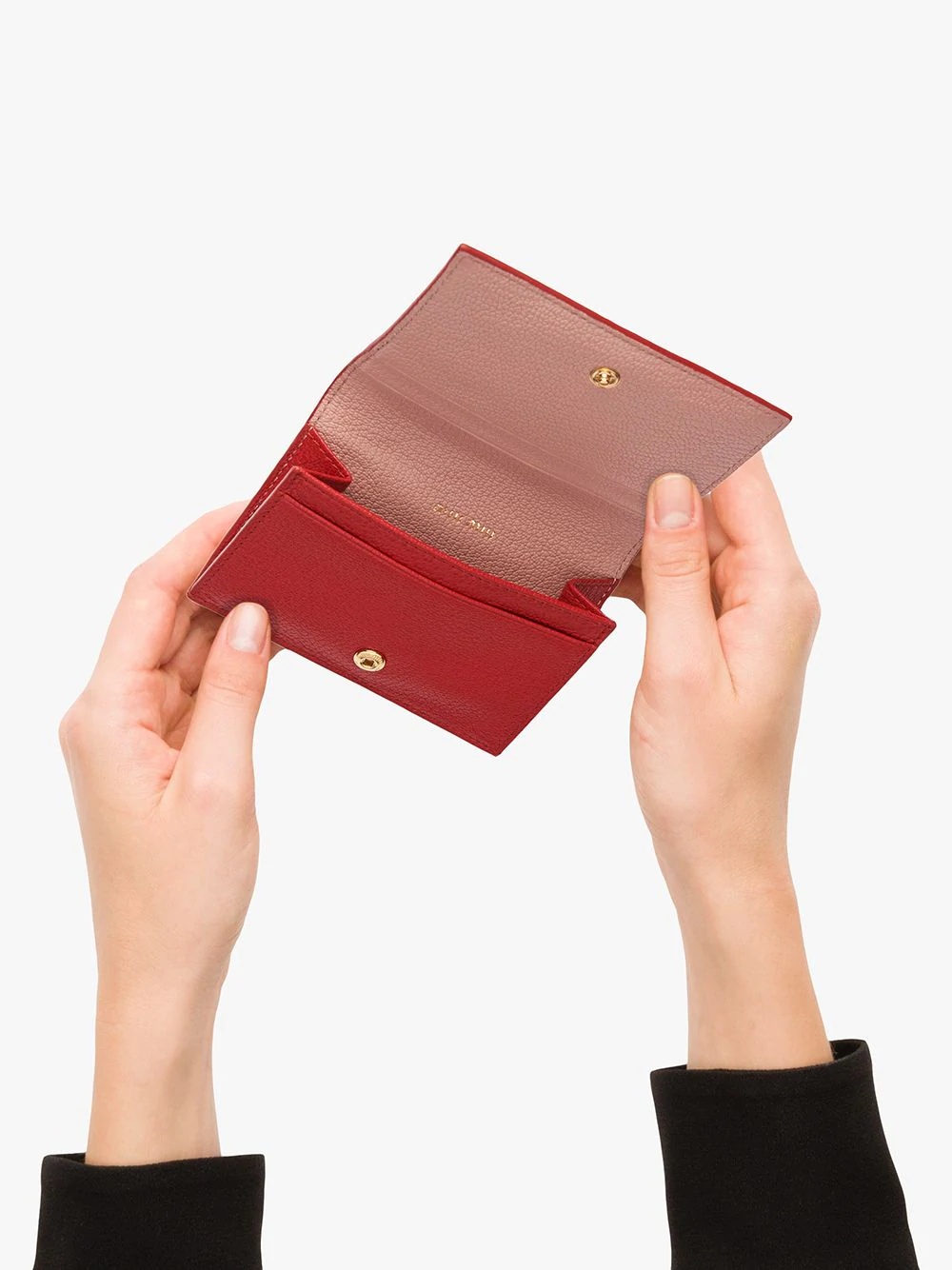 Madras leather card holder - 4