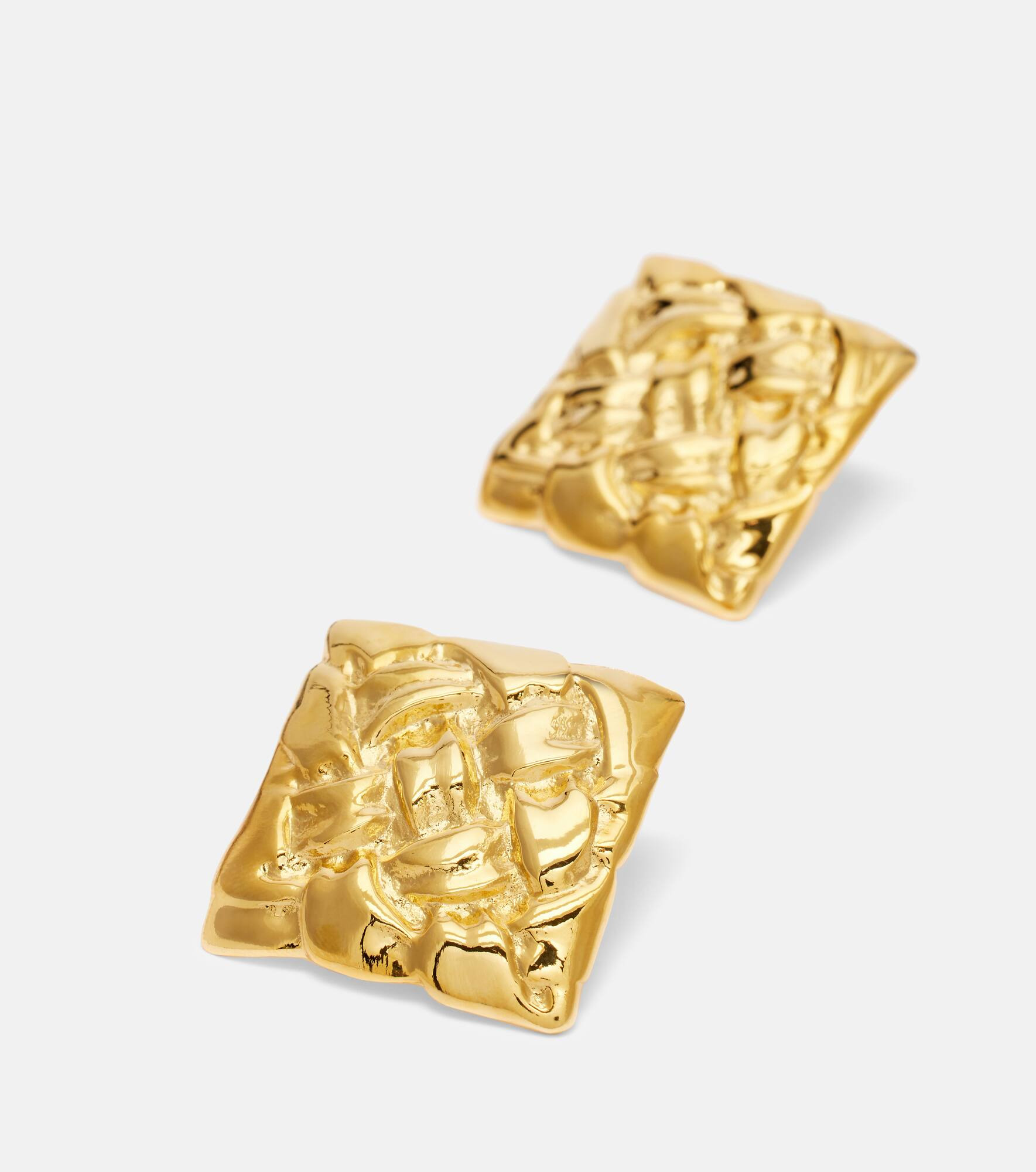 Blaine gold-plated earrings - 4