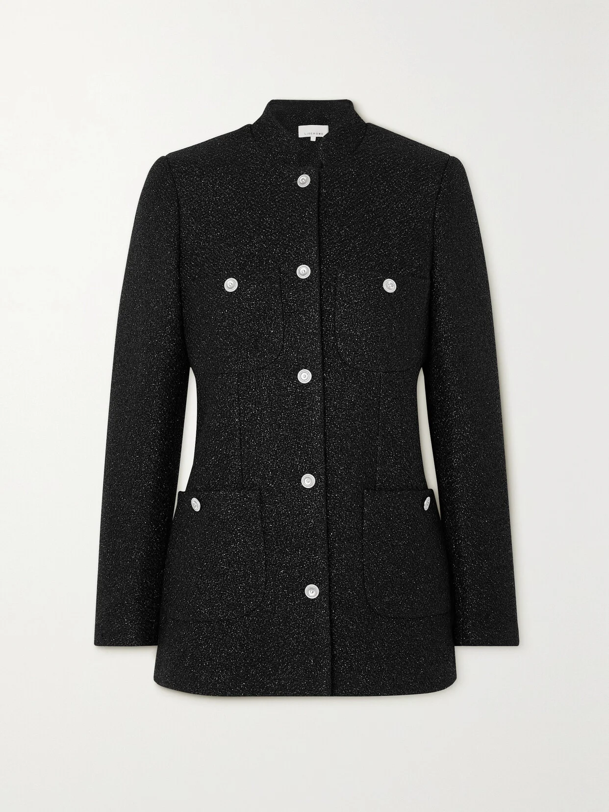 + Net Sustain Raja Metallic Tweed Jacket - 1