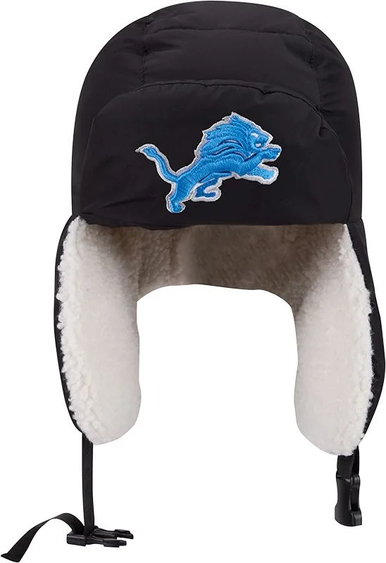 DETROIT LIONS X ALPHA X NEW ERA QUILTED TRAPPER HAT - 1