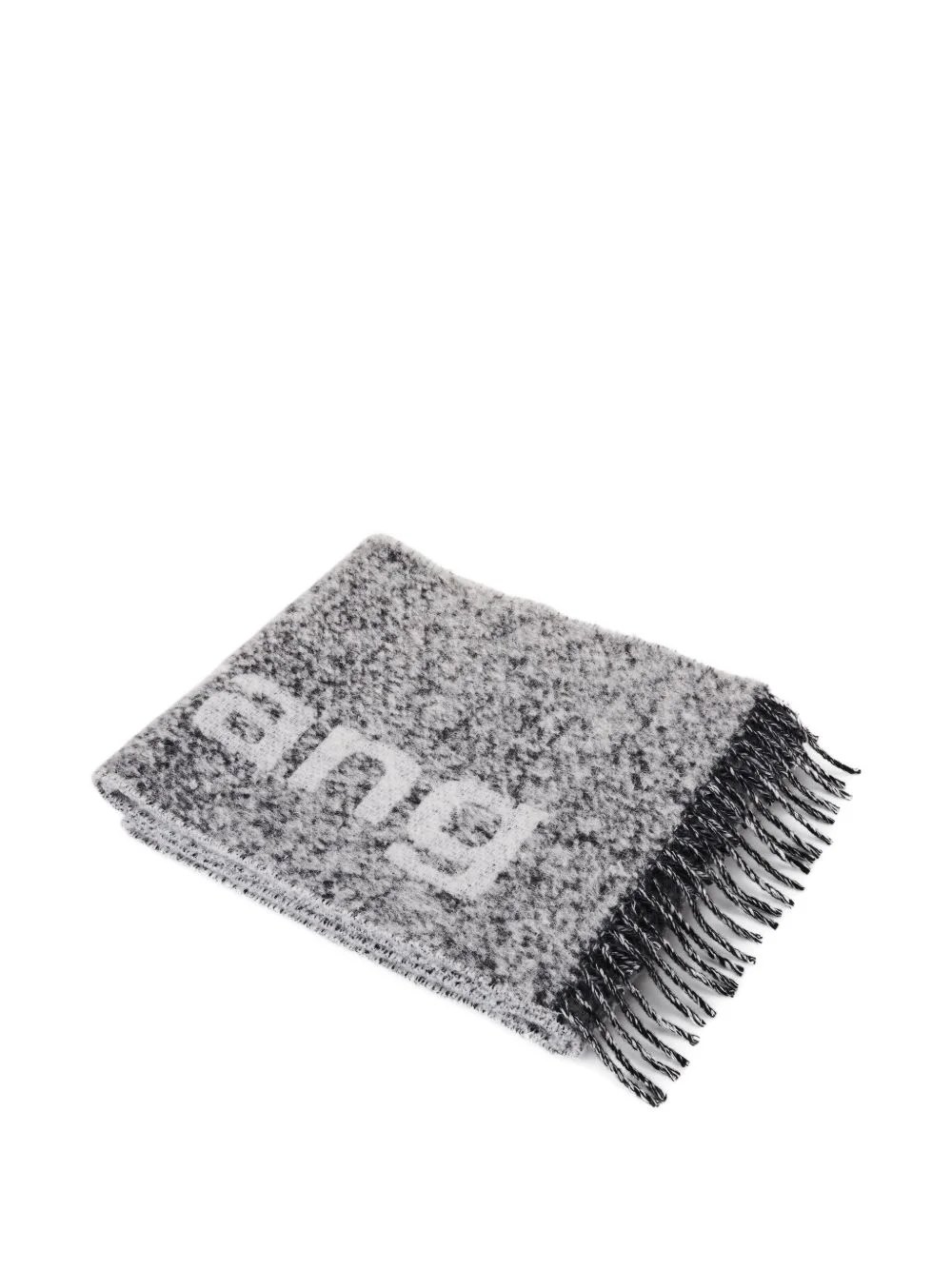 brushed Bouclé scarf - 1