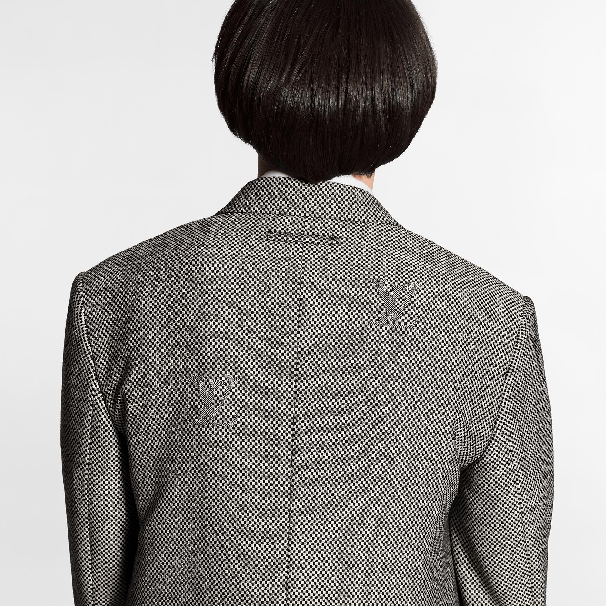 Micro Damier 3-Button Jacket - 5