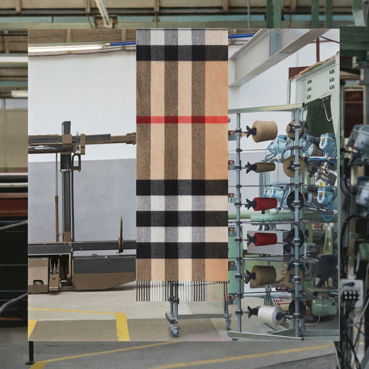 Check Cashmere Scarf - 9