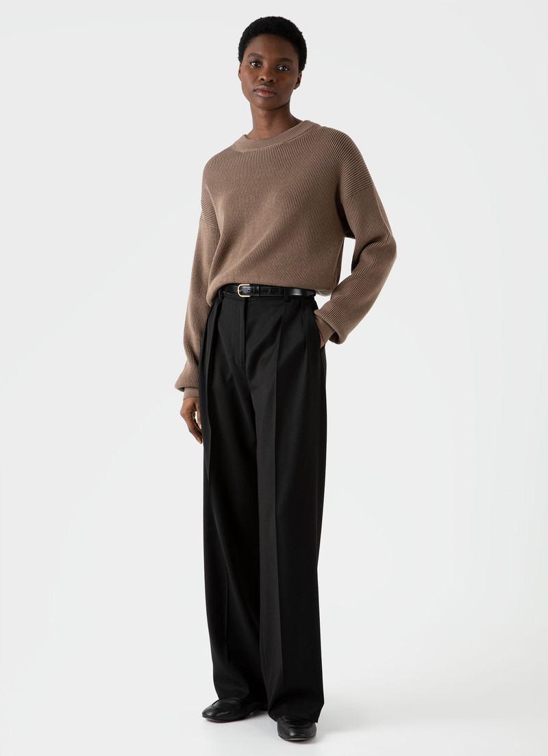 Sunspel Pleated Wool Trouser outlook
