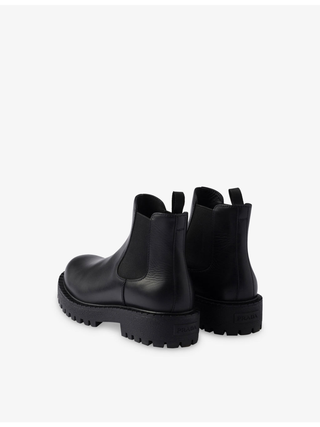 Lug Tread Leather Chelsea Boots - 4