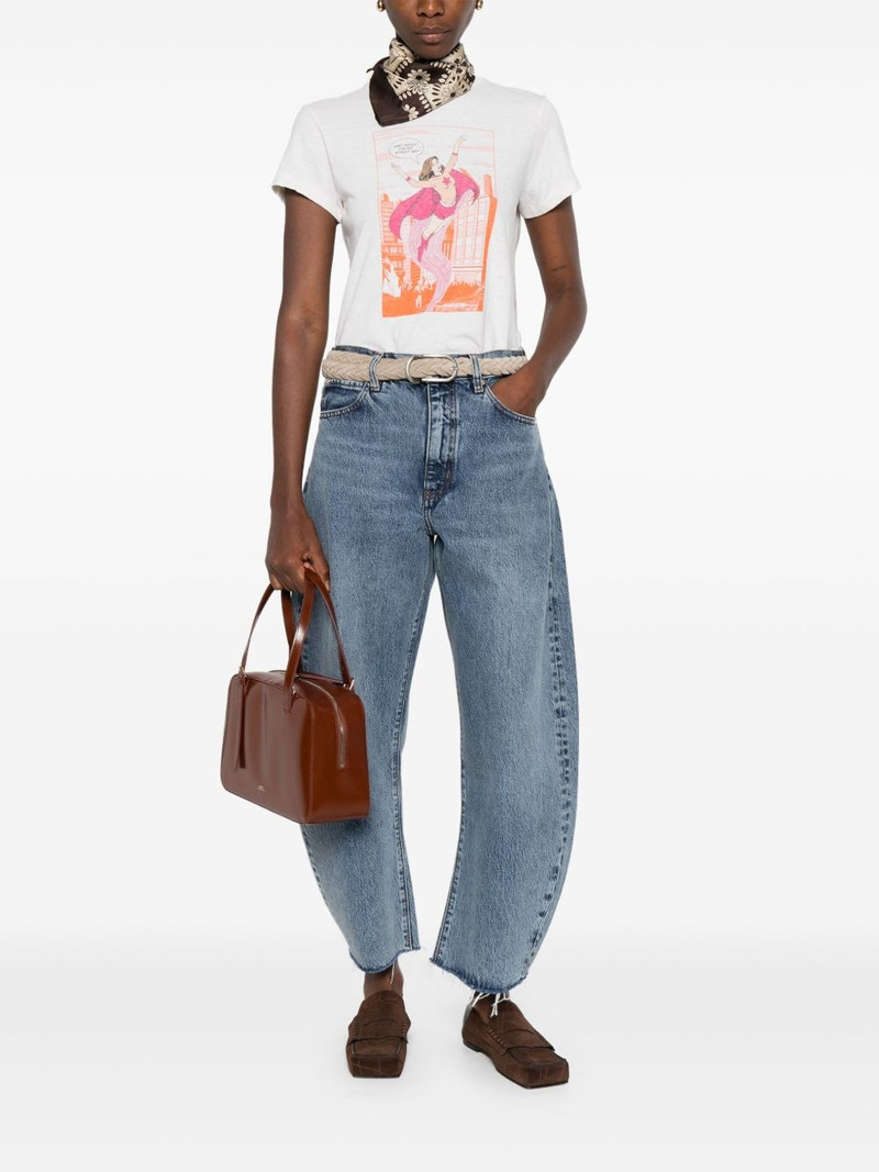 FRAME wide-leg cropped jeans outlook