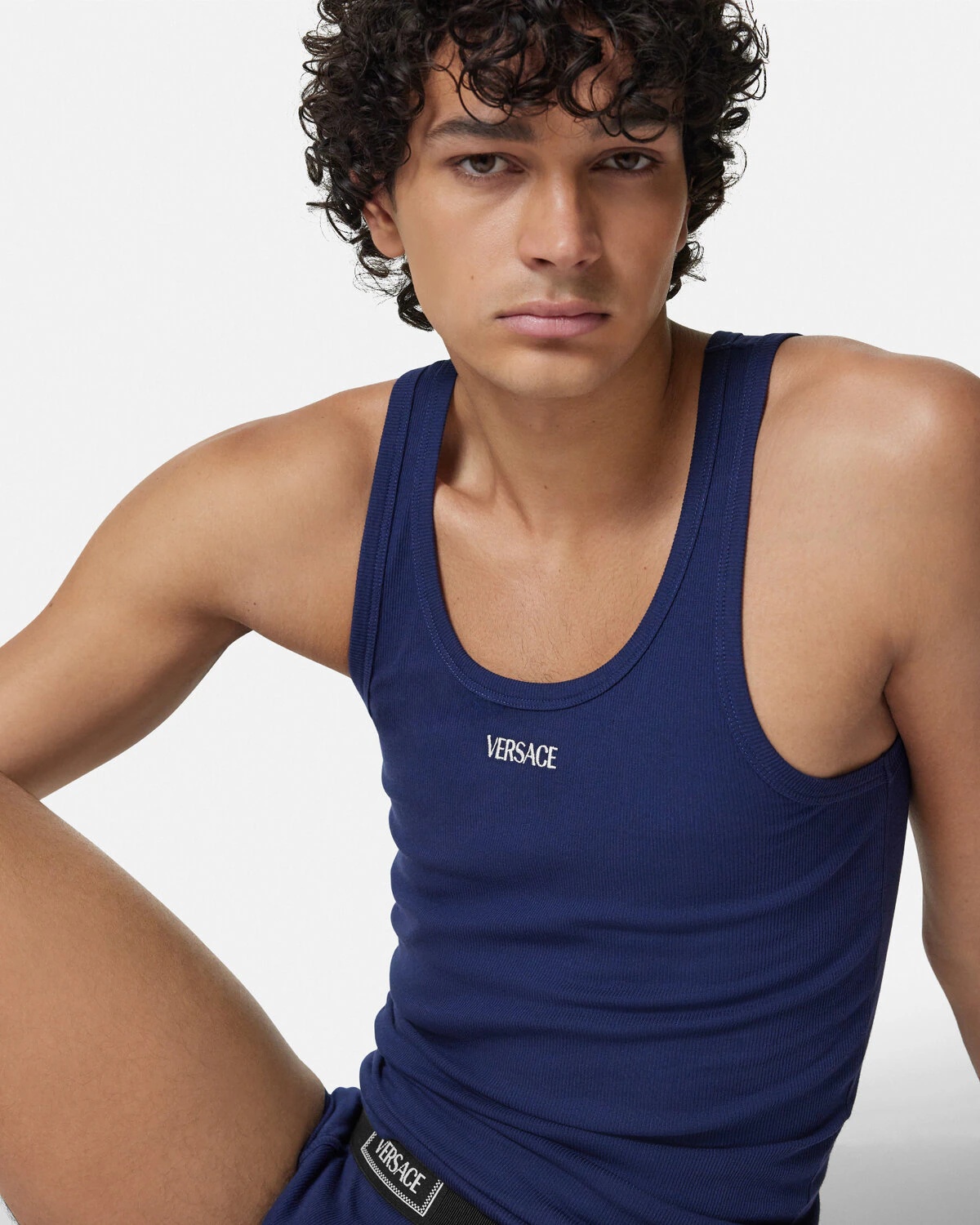 Logo Ribbed Tank Top - 2