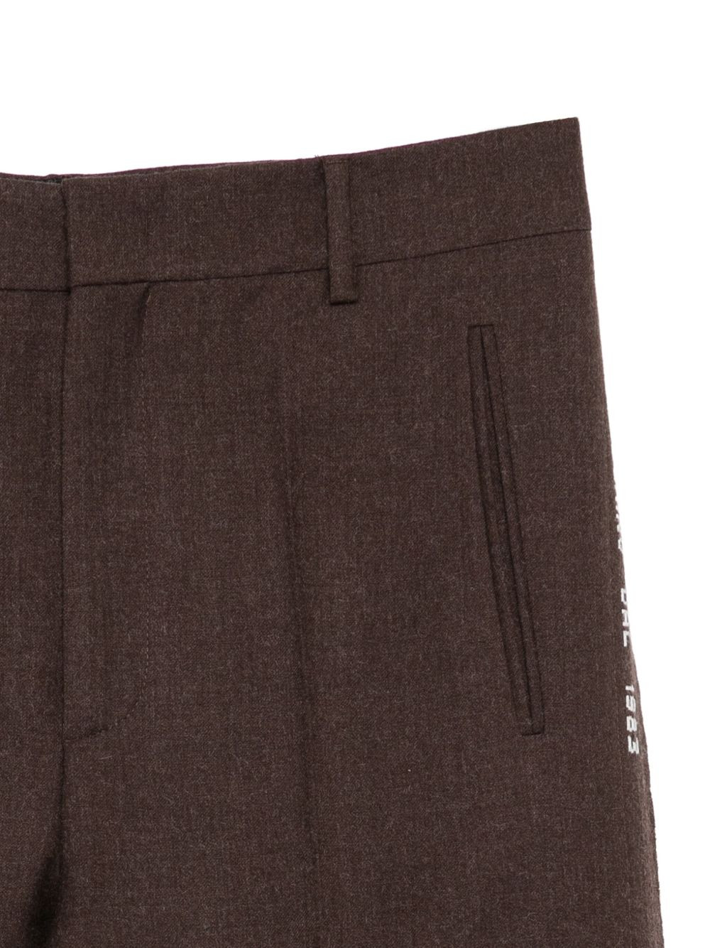 side-detail trousers - 3