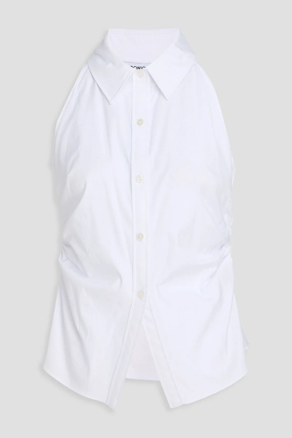 Regina stretch-cotton poplin shirt - 1