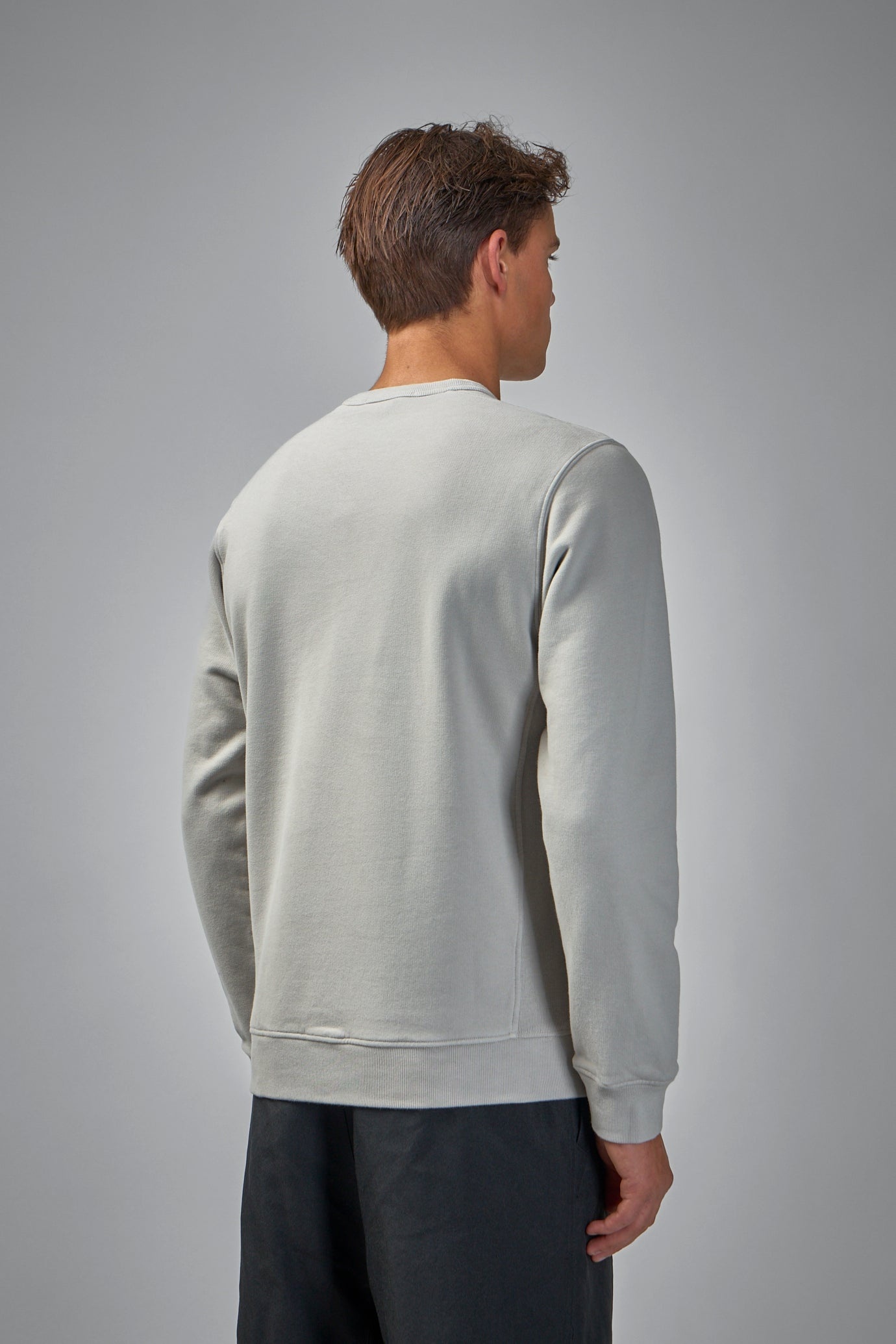 Compass Badge Cotton Sweatshirt - 3