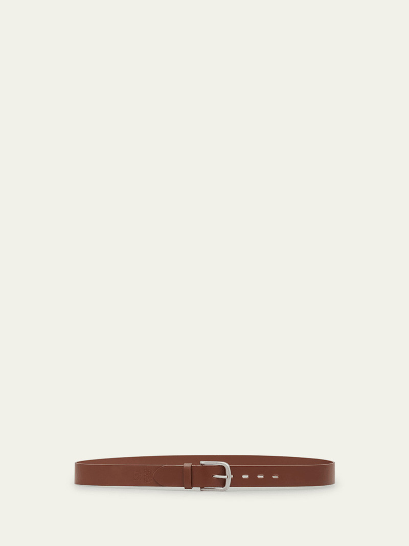 IL BISONTE Men's Classic Cowhide Leather Belt outlook