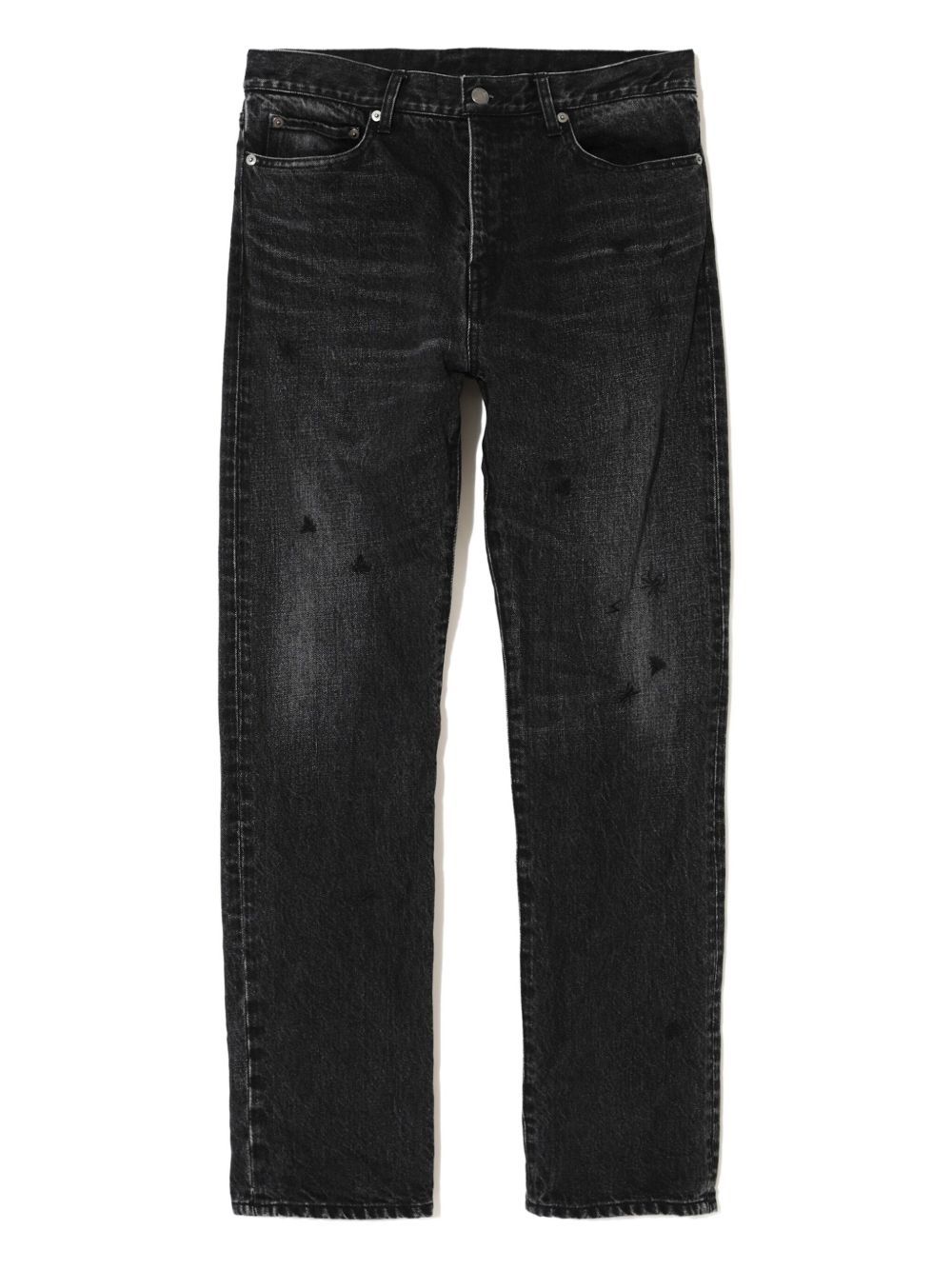 spider-embellished jeans - 1