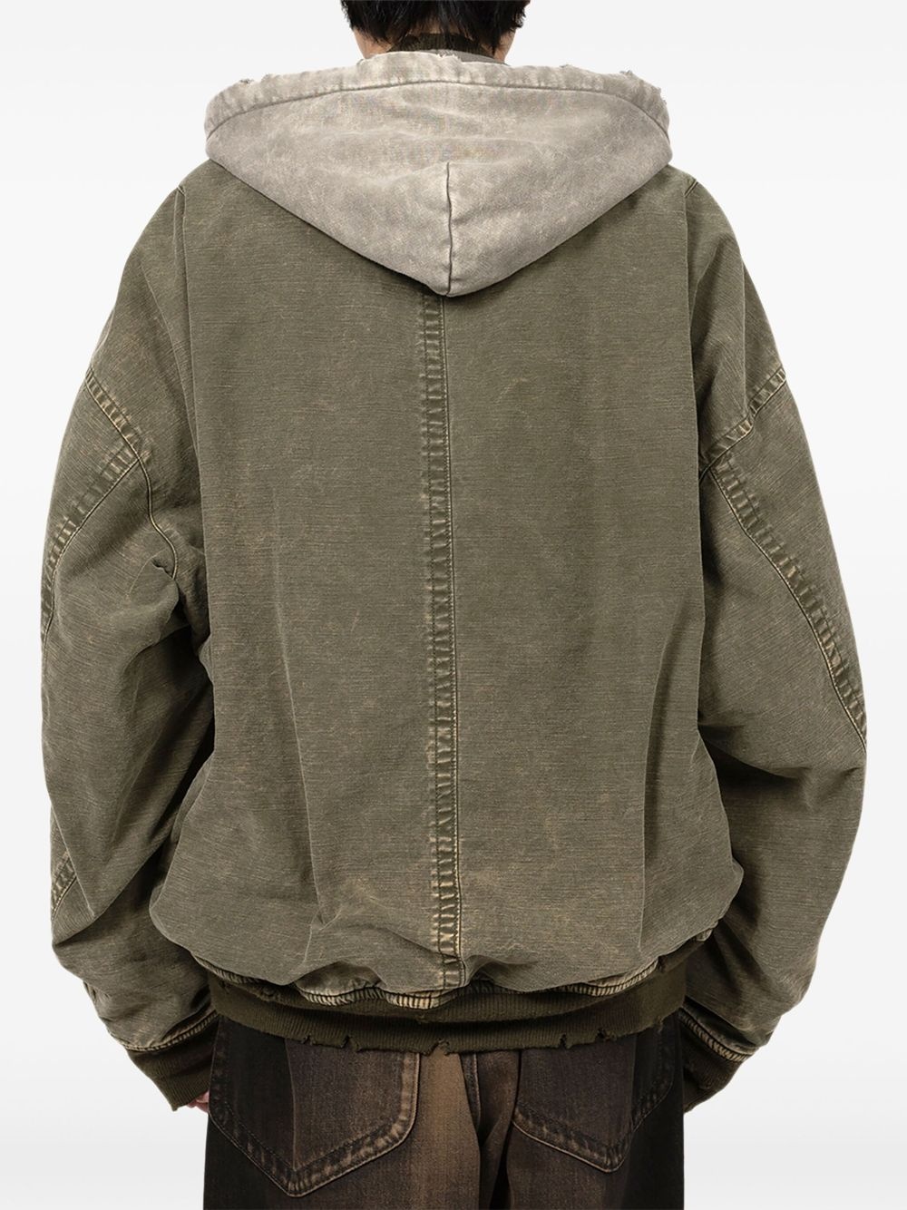 double layered flight jacket - 3