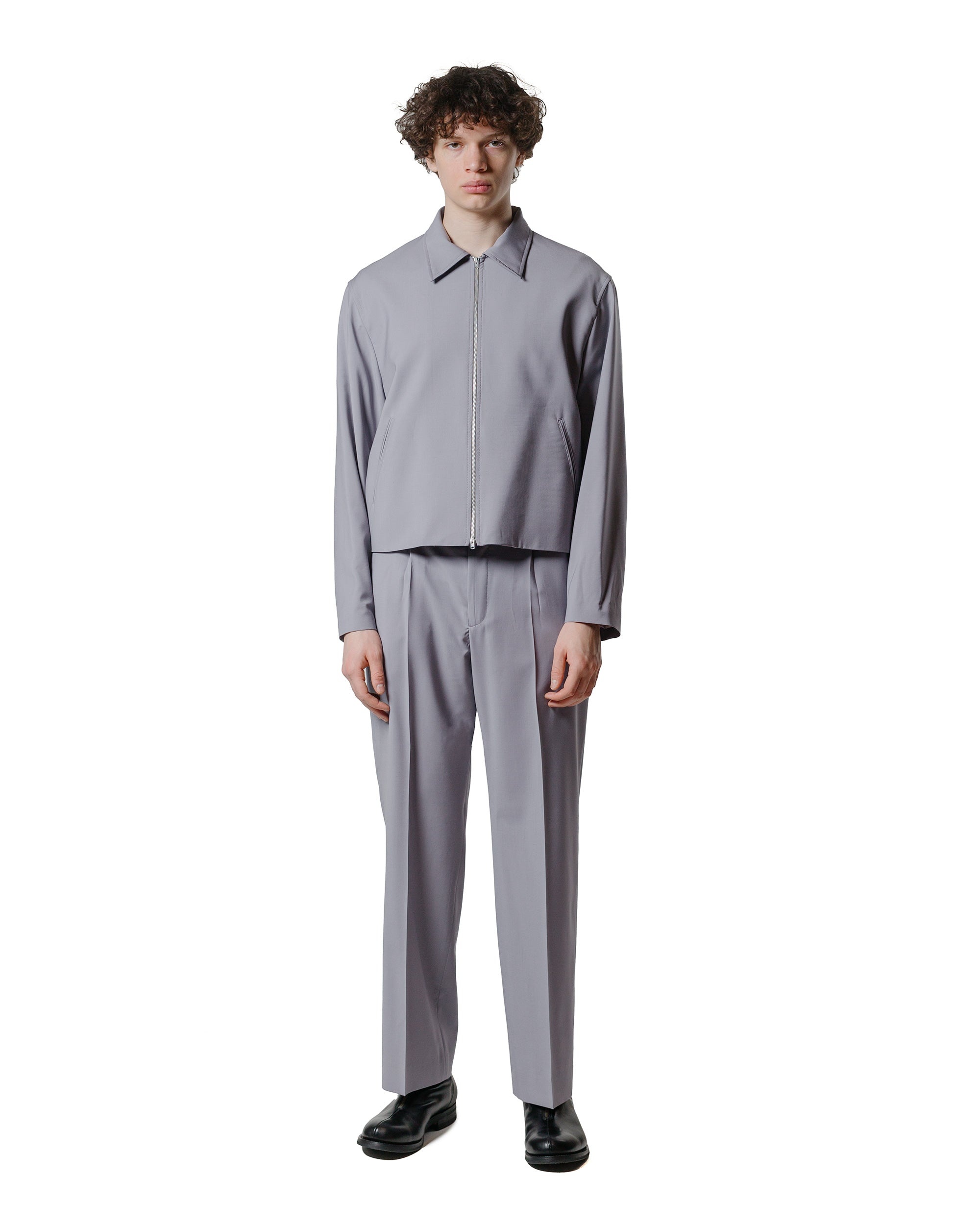 Borrowed Chino Dusty Lavender High Twist Wool - 4