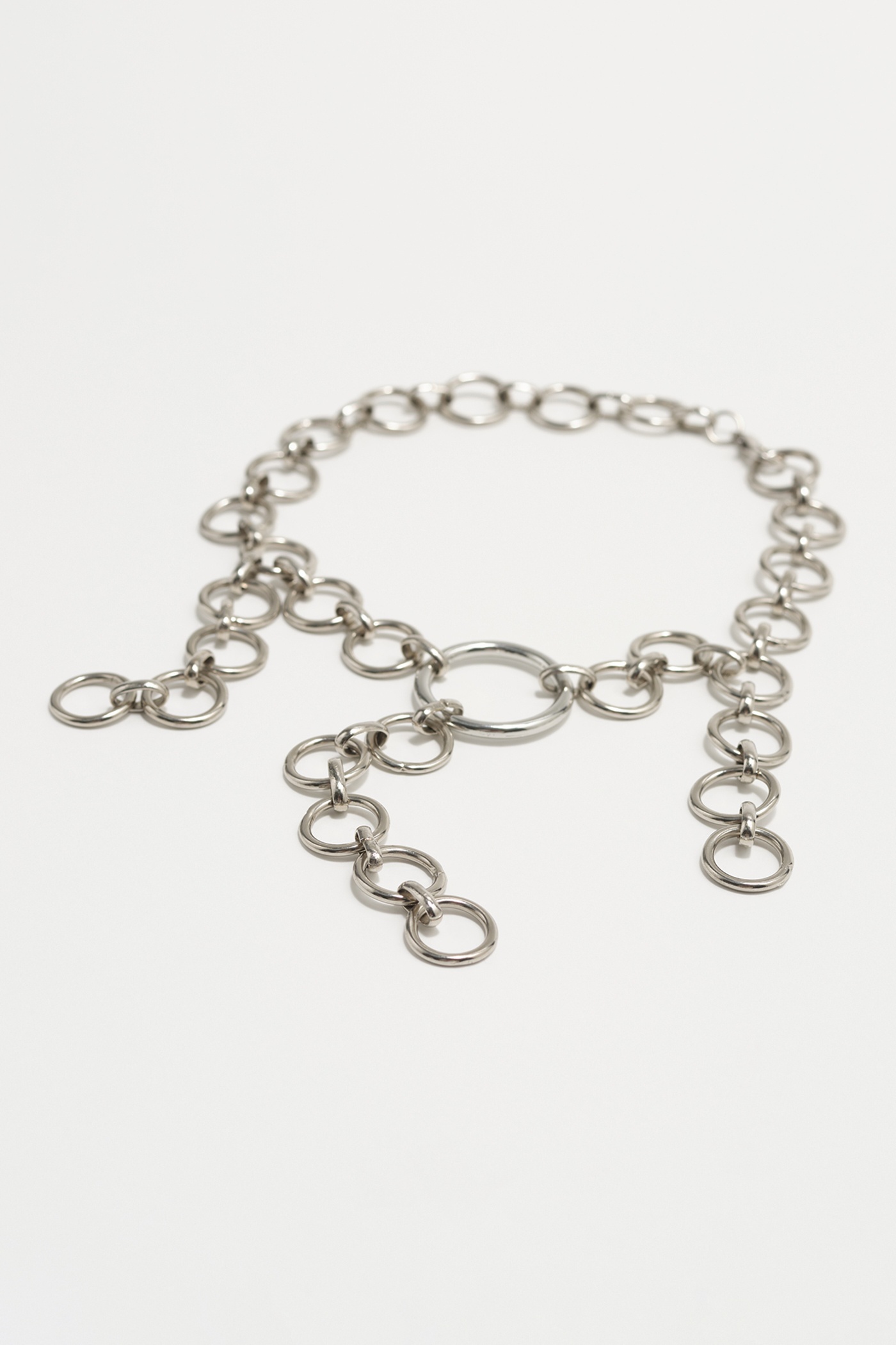 Ring Necklace Sassy Silver - 2
