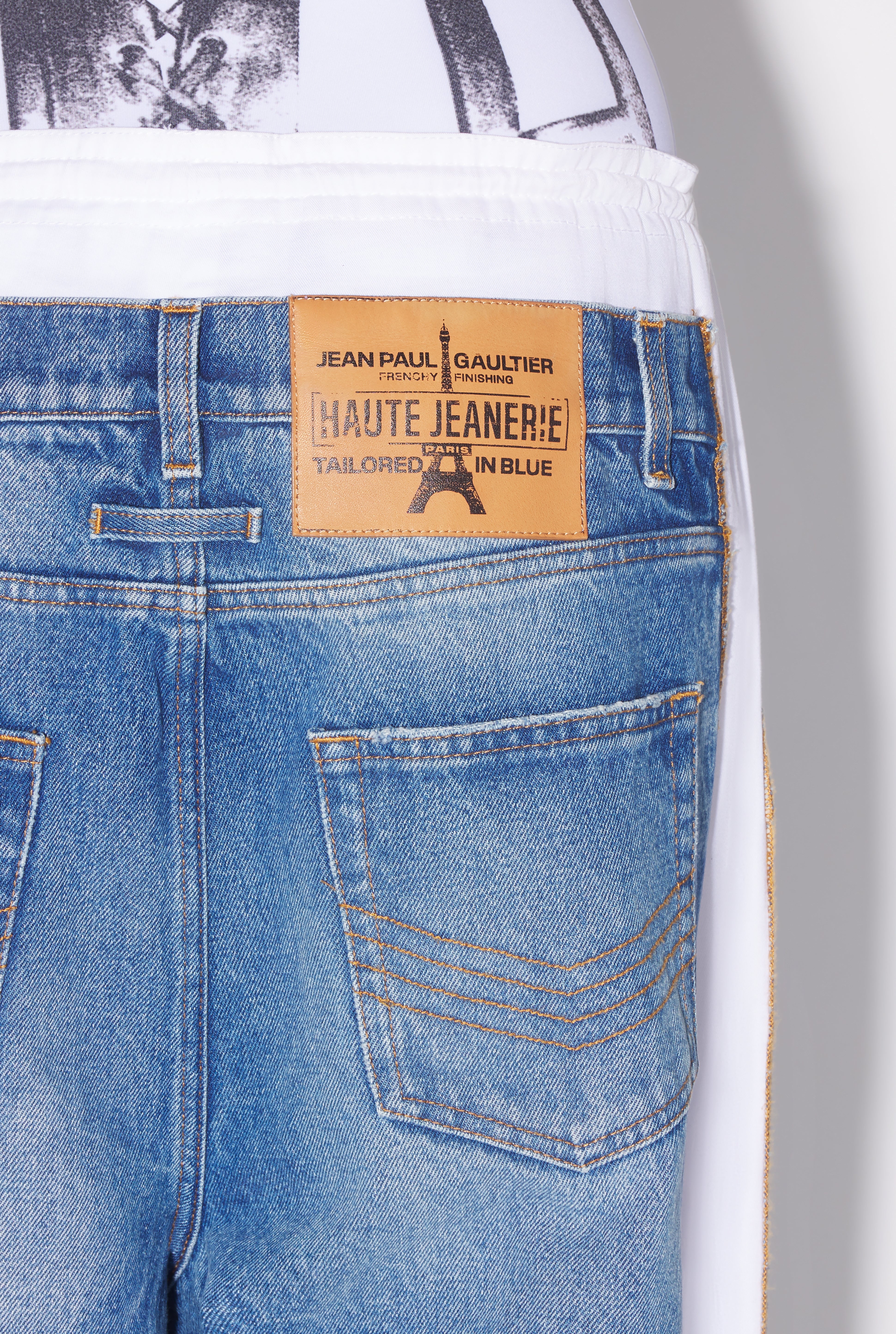 THE TROMPE-L'ŒIL DENIM PANTS - 6