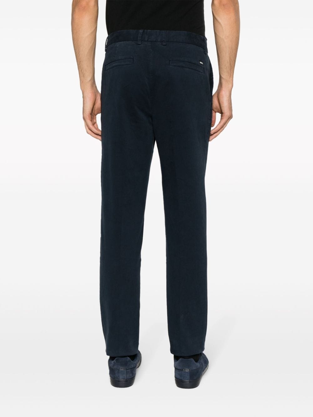 tapered cotton trousers - 4
