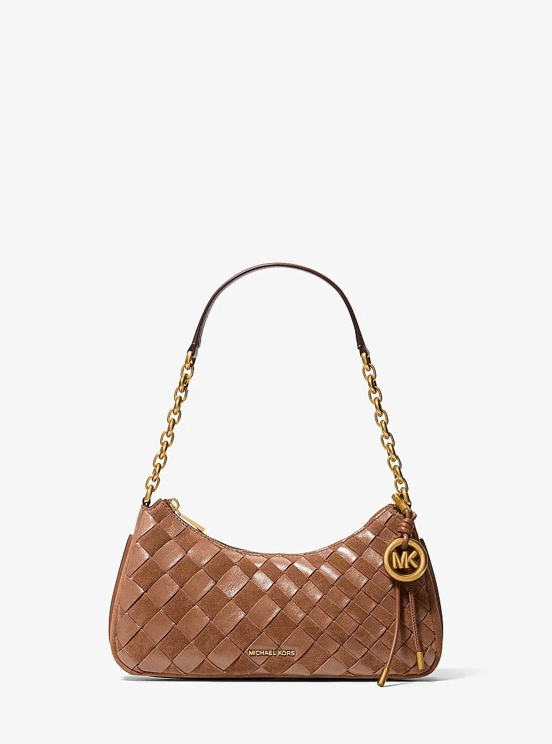 Nolita Medium Hand-Woven Leather Chain Pochette - 1