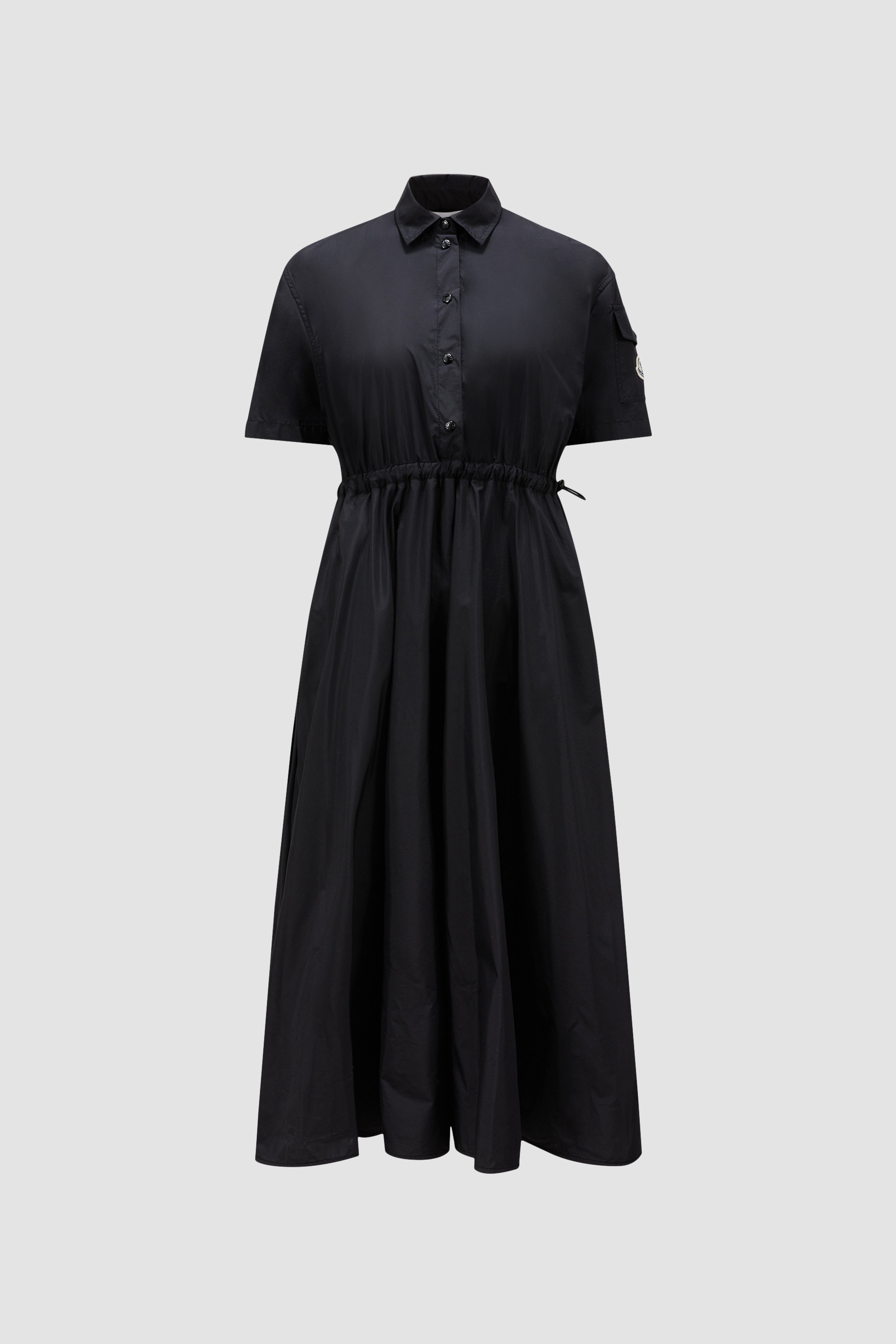 Poplin Midi Shirt Dress - 1