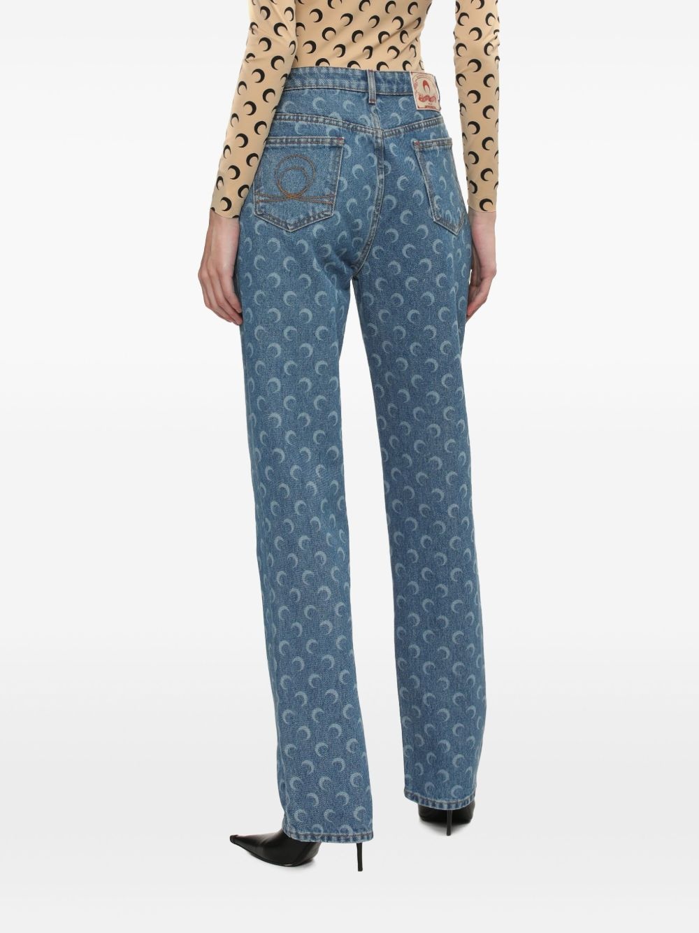 straight-leg trousers - 4