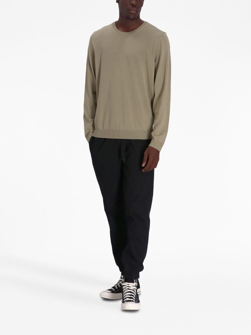 BOSS long-sleeved virgin wool jumper outlook
