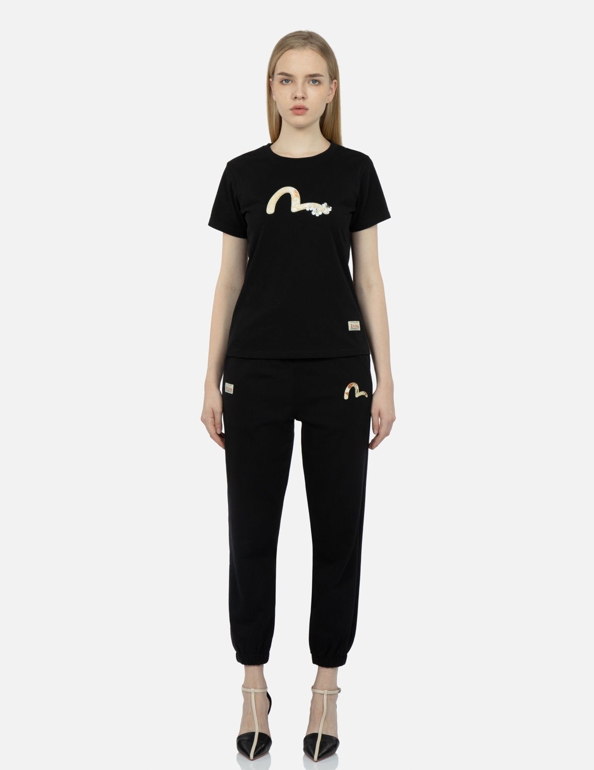 BROCADE SEAGULL APPLIQUÉ T-SHIRT - 5