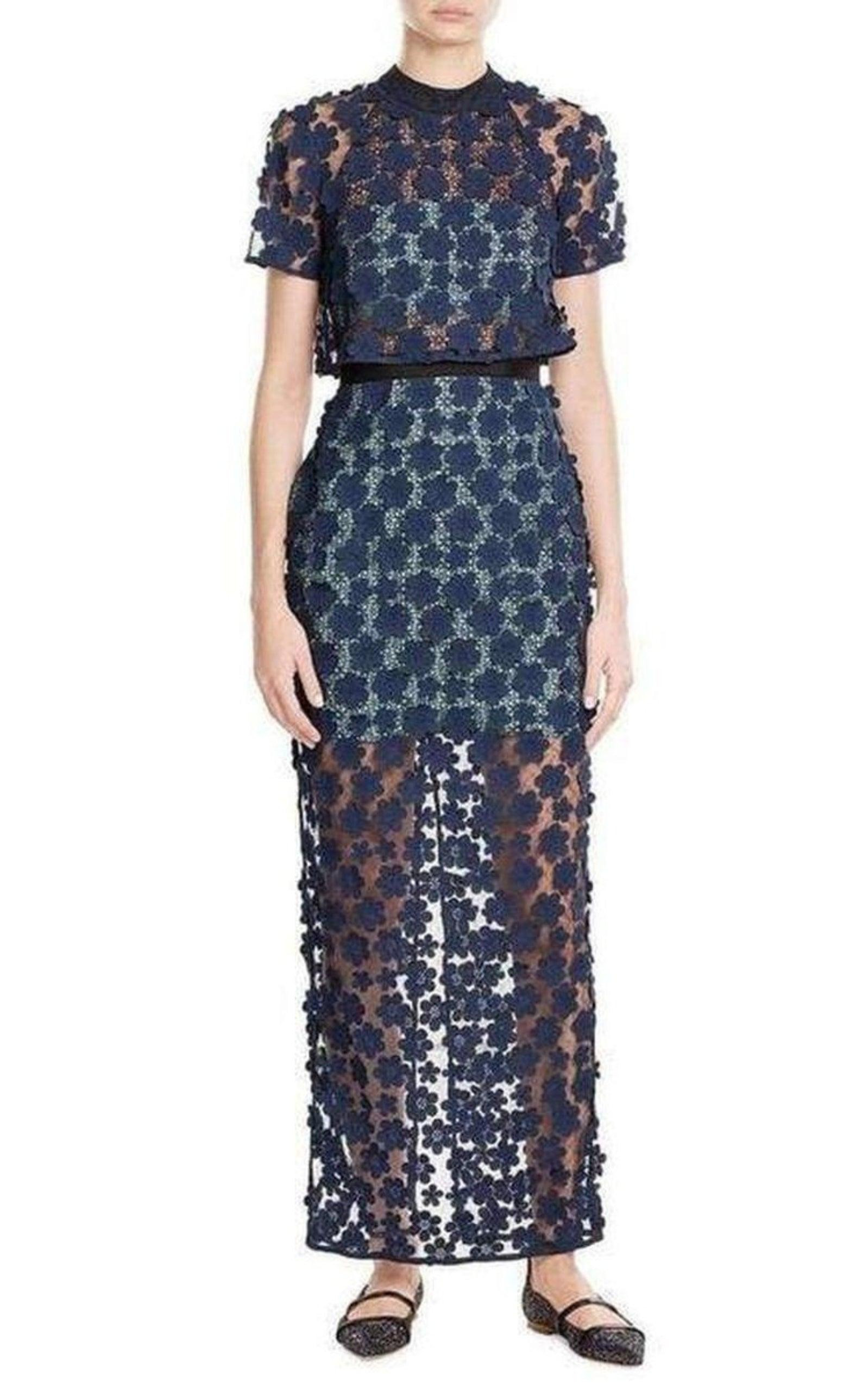 Overlay Lace Maxi Dress - 2
