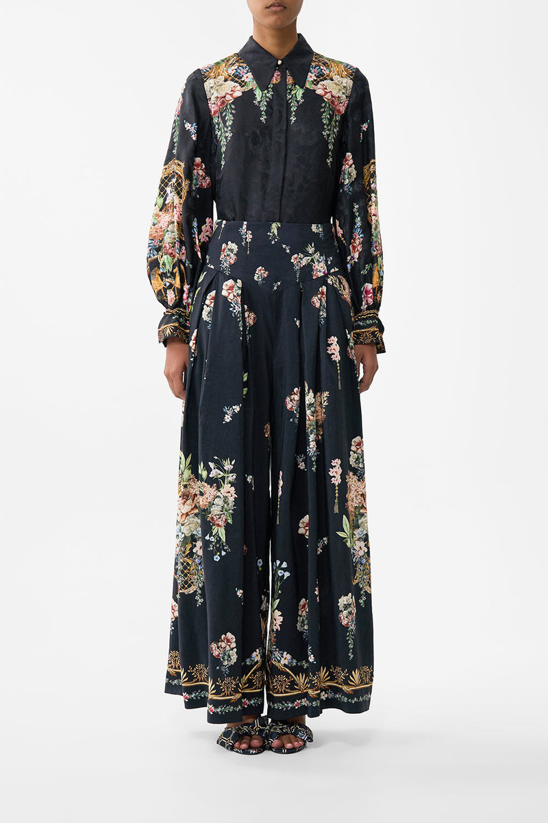 CAMILLA CURVED COLLAR BLOUSE outlook