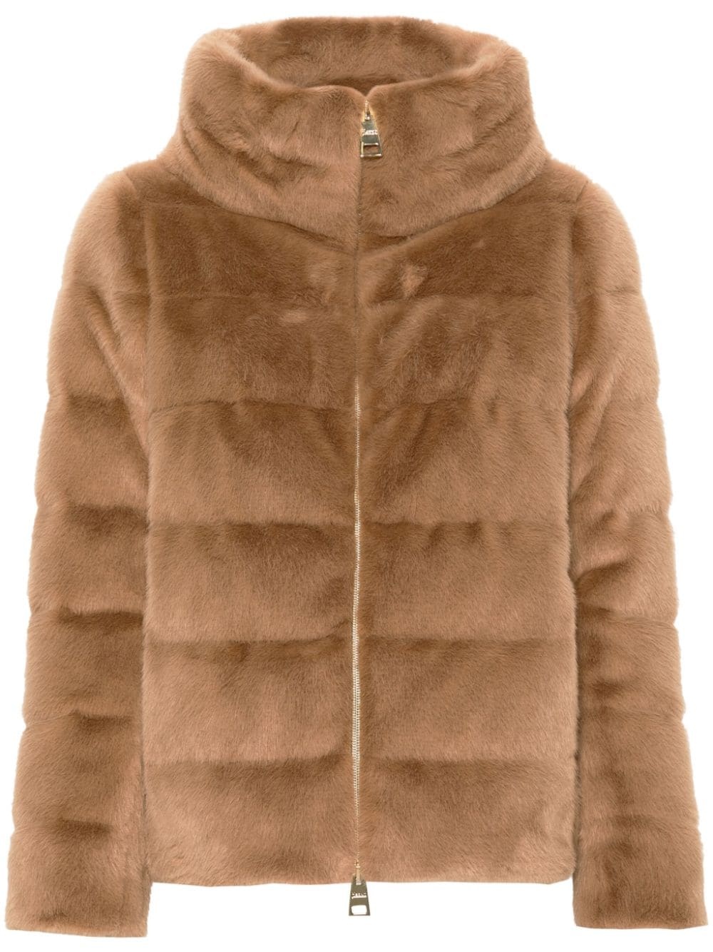 faux-fur jacket - 1