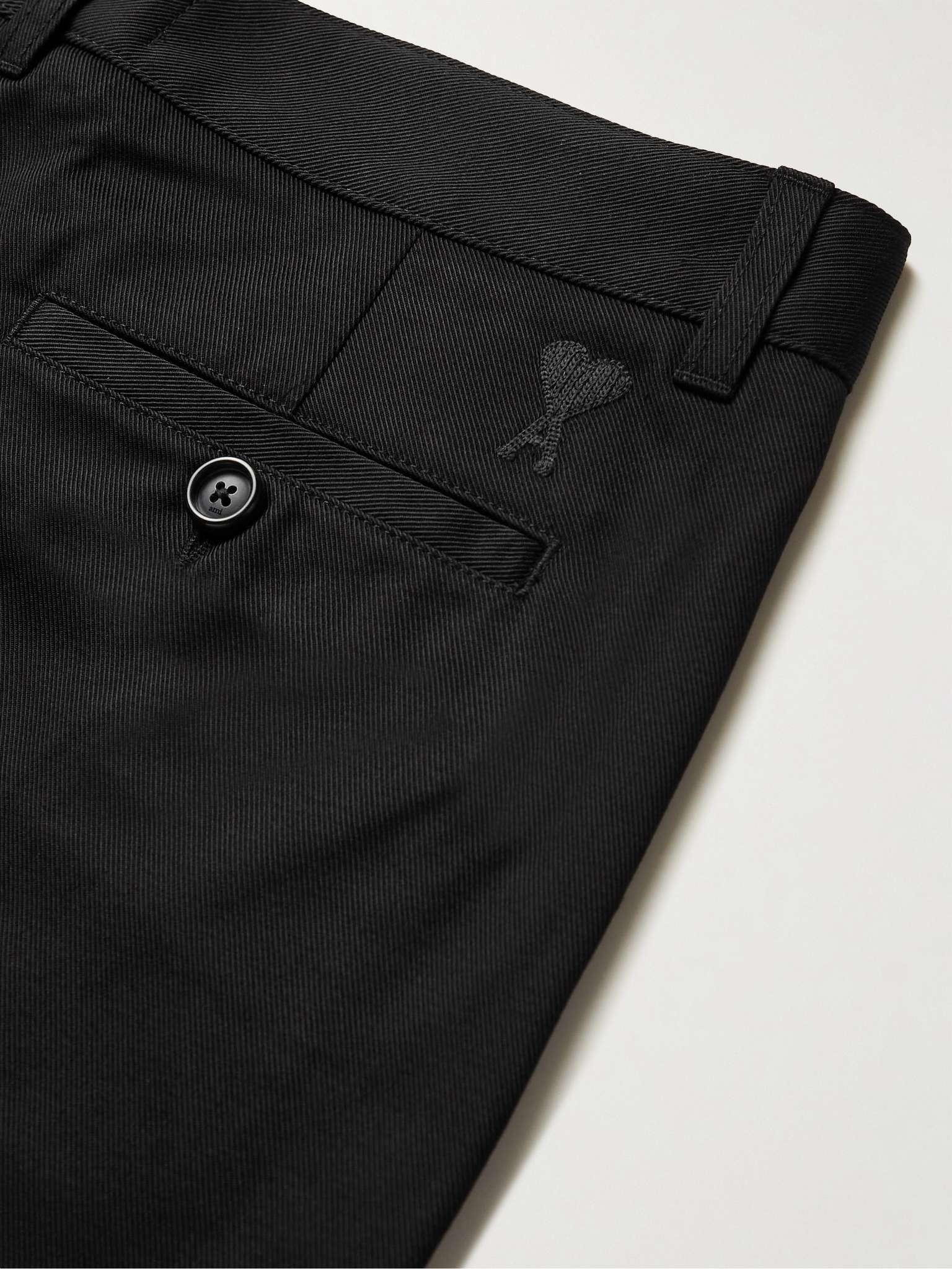 Slim-Fit Tapered Cotton-Gabardine Trousers - 5