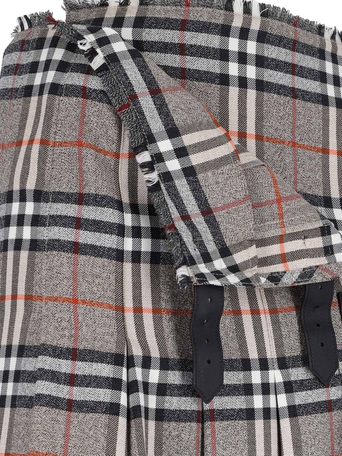 'CHECK' MIDI SKIRT - 5