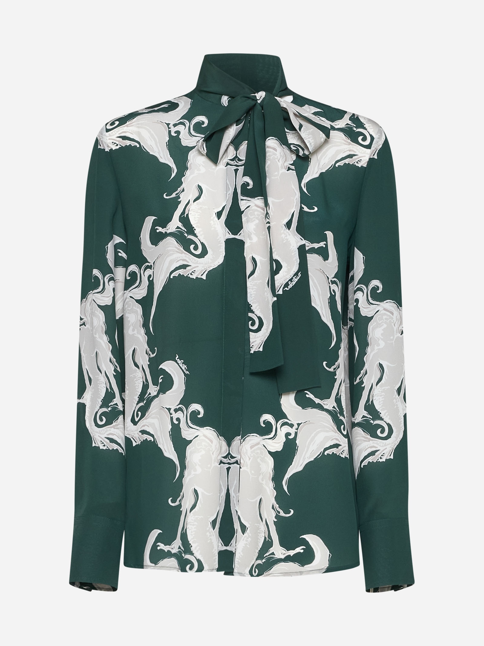 Valentino print silk shirt - 1