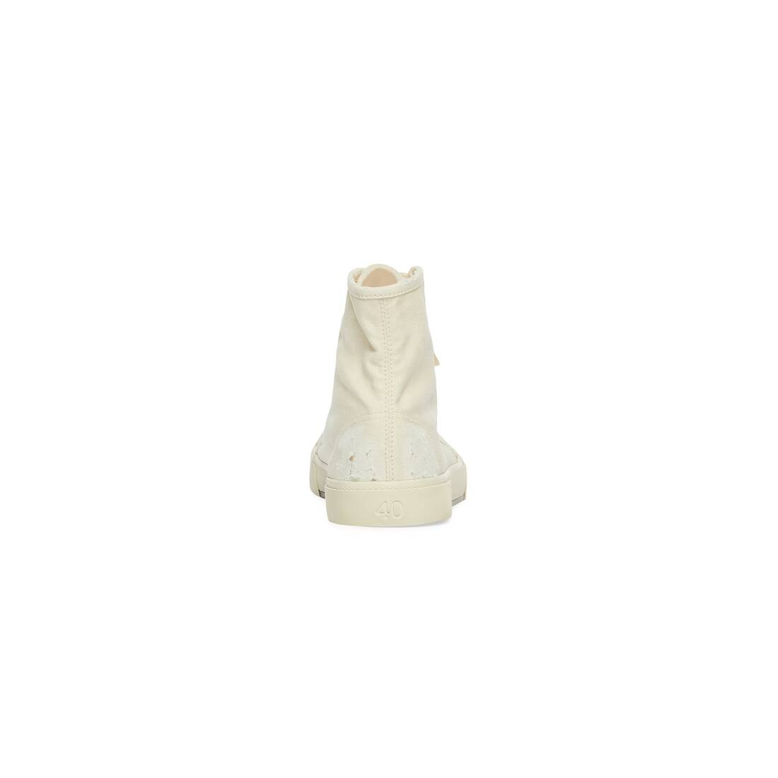 Women's Paris High Top Sneaker in White - 4