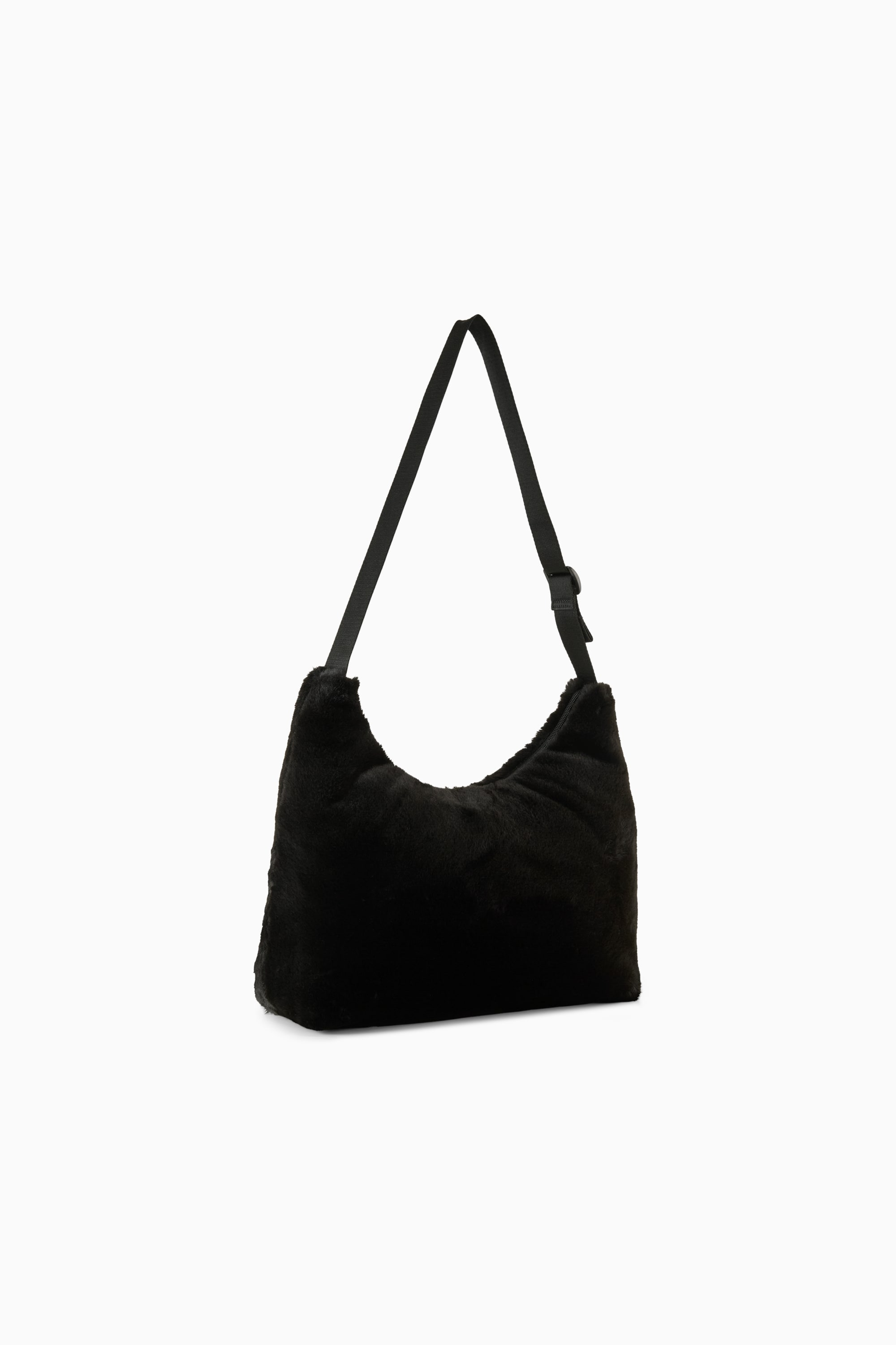 UP Faux Fur Slouchy Hobo Bag Youth - 2