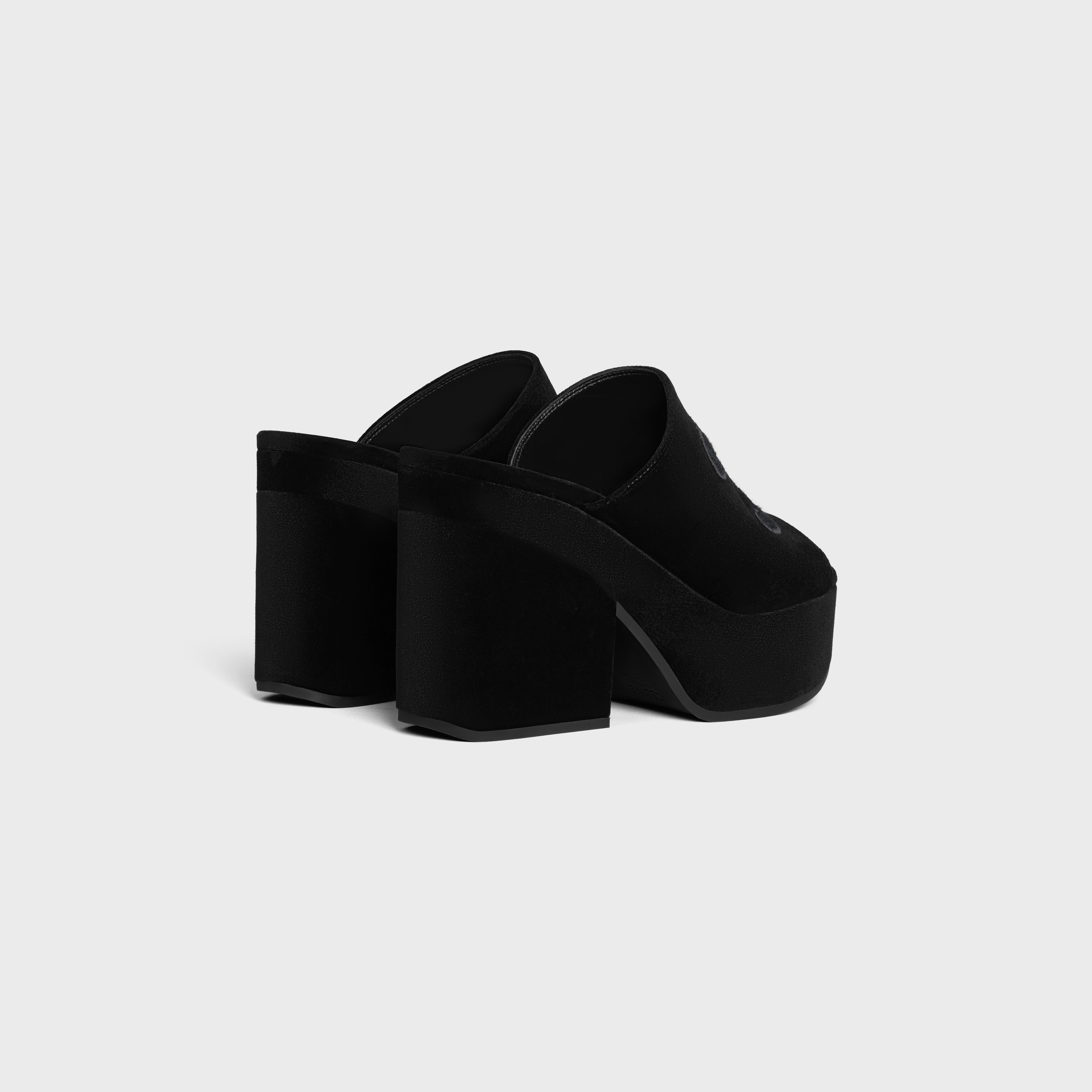 CELINE ELENA MULE in VELVET - 3