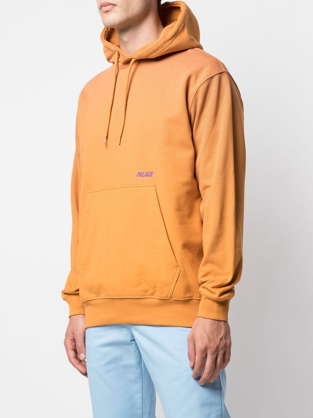 logo drawstring hoodie - 3