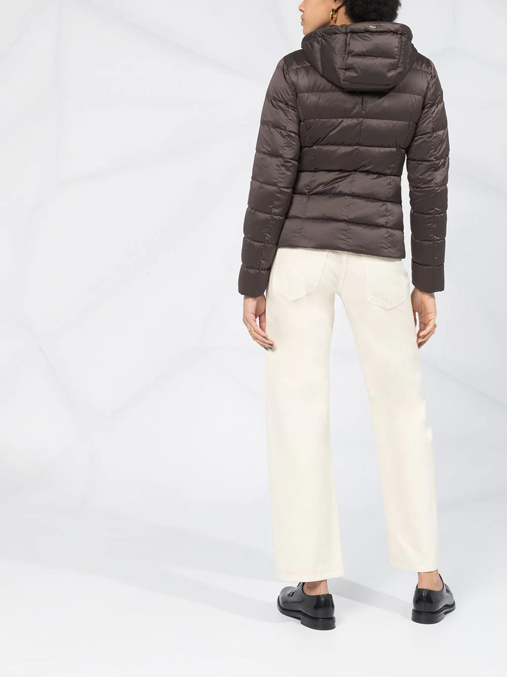 zipped puffer jacket - 6