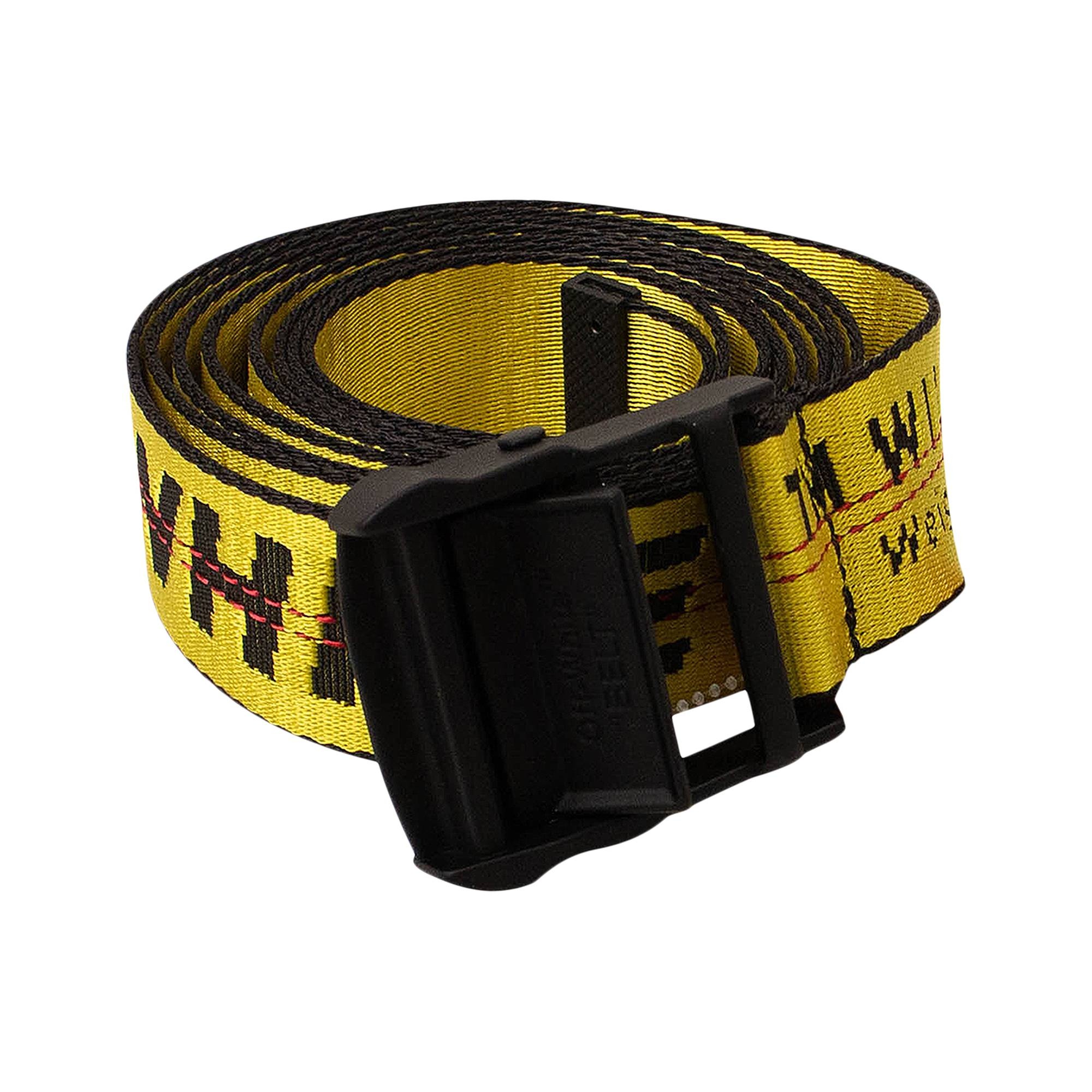 Off-White Industrial Logo Belt 'Yellow' - 1