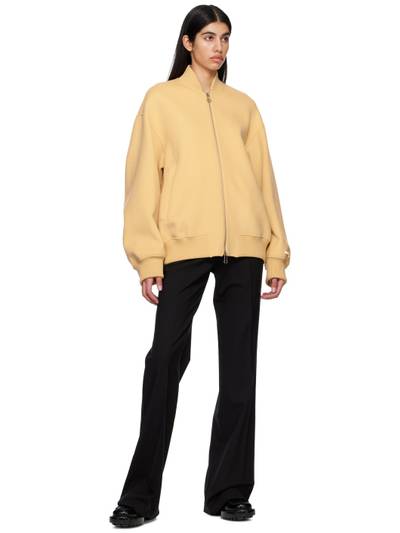 Sportmax Yellow Double-Faced Bomber Jacket outlook