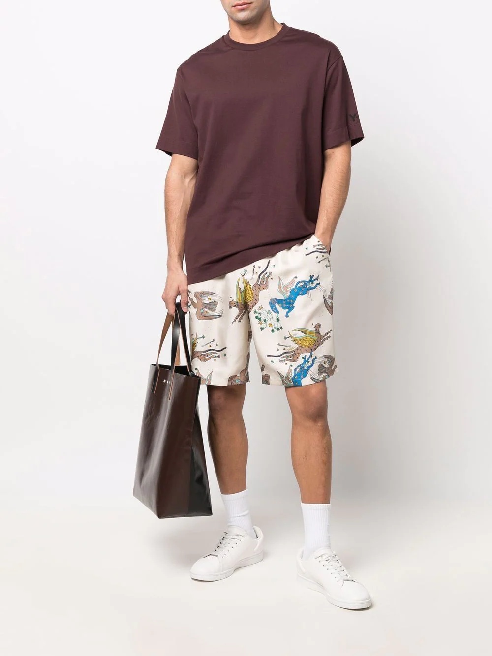 Utopia World print shorts - 2