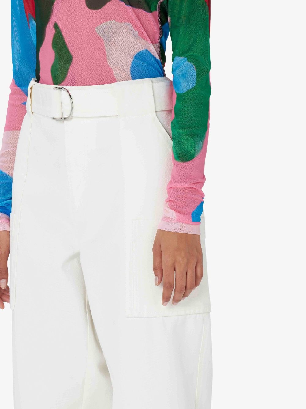 WIDE LEG CARGO TROUSERS - 5