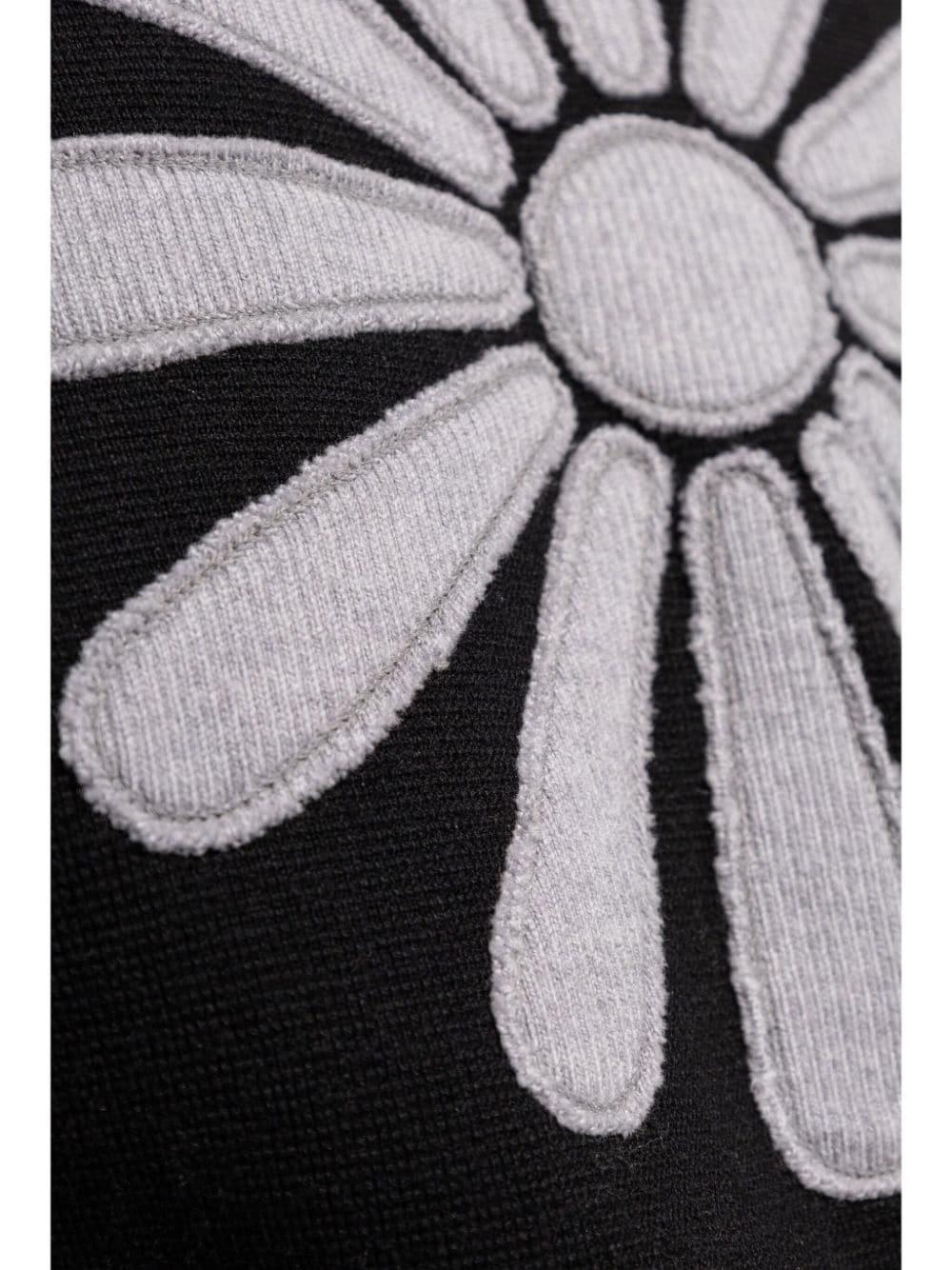 Embroidered-flower cardigan - 5
