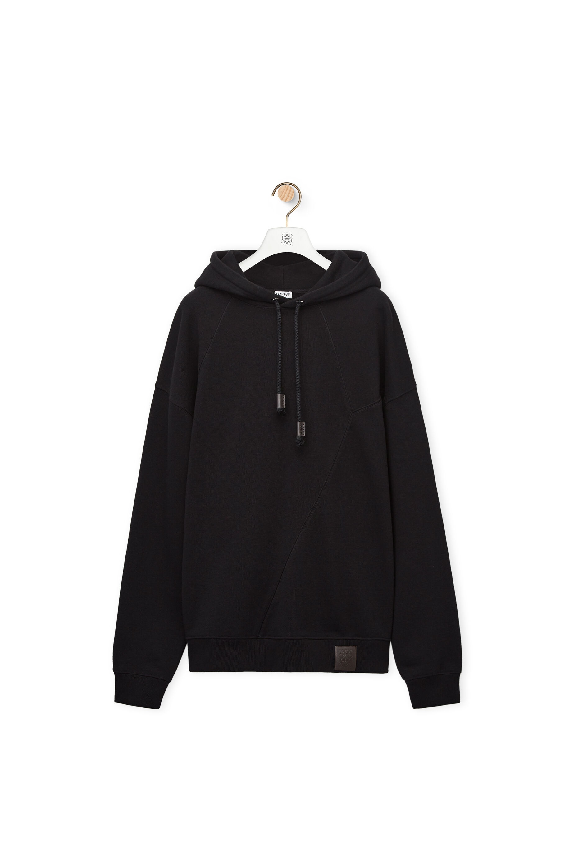 LOEWE 洗練デザイン！パーカー 黒 Relaxed Fit Hoodie In Cotton Relaxed fit hoodie in cotton Black - LOEWE