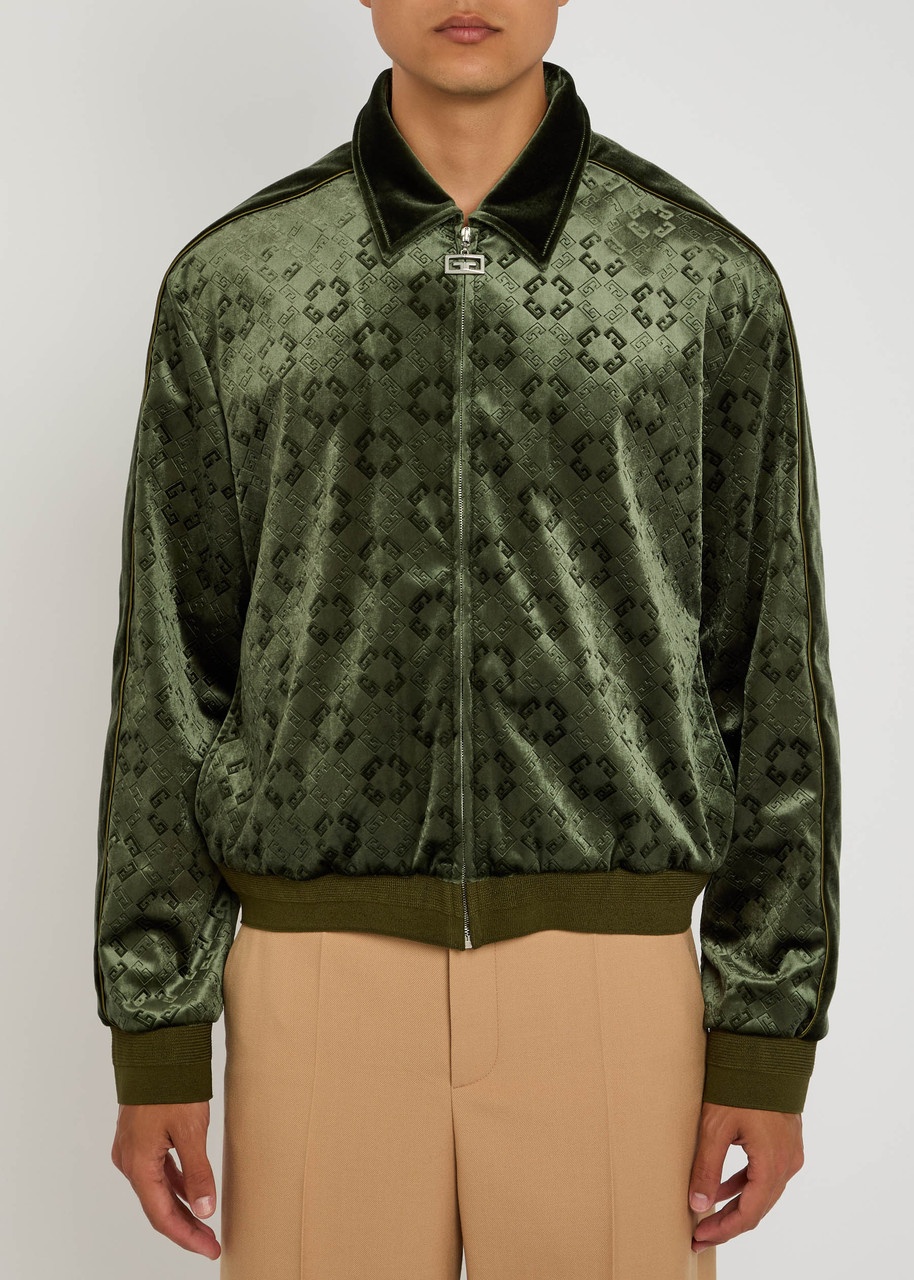 Givenchy Monogram-jacquard Velvet Jacket - 2