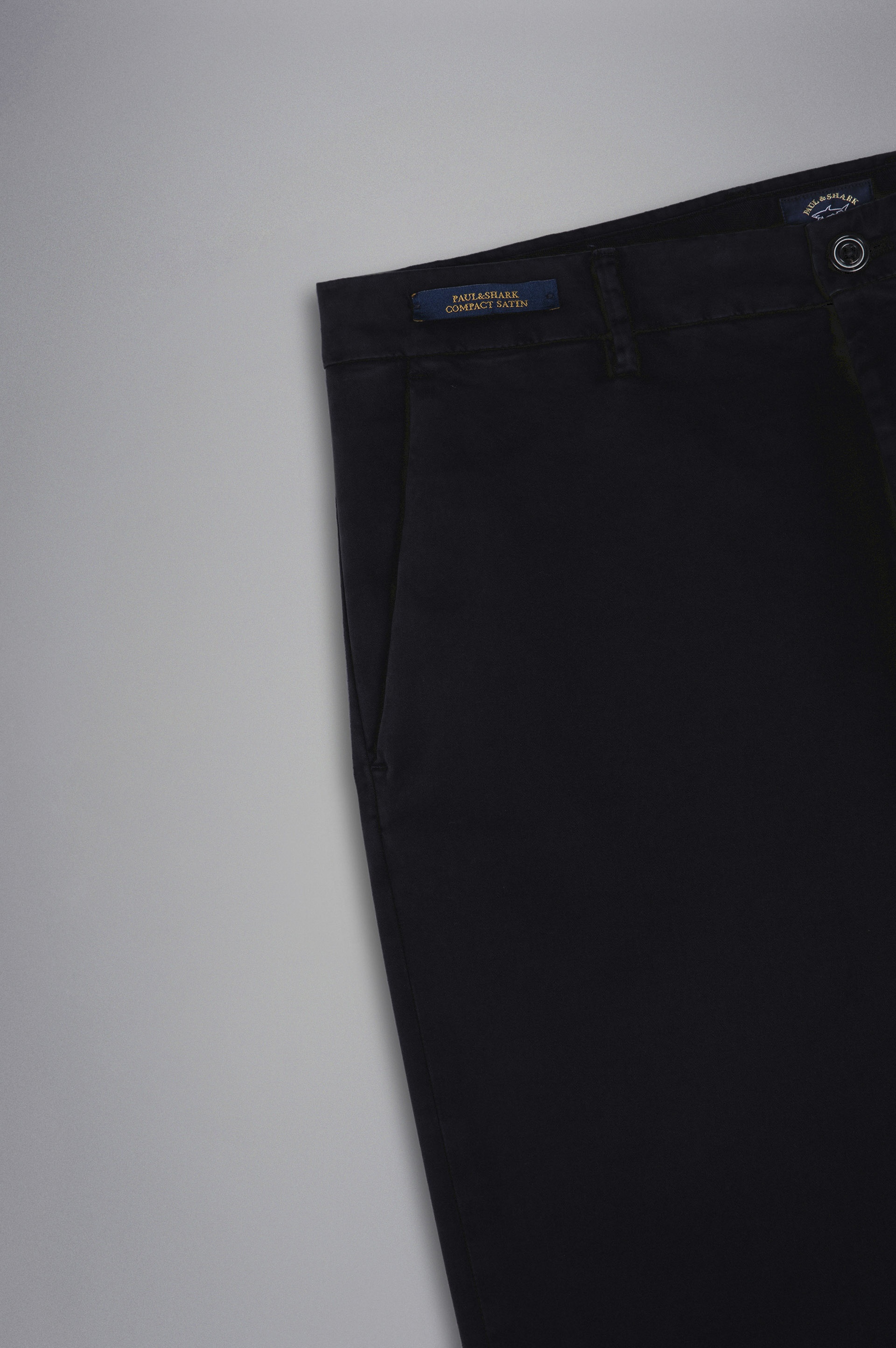 STRETCH COTTON REGULAR CHINO TROUSERS - 5
