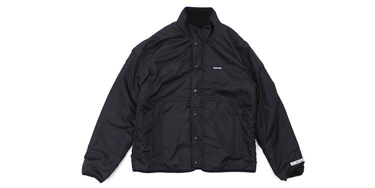 Supreme FW18 Reversible Fleece Jacket Black SUP-FW18-515 - 2